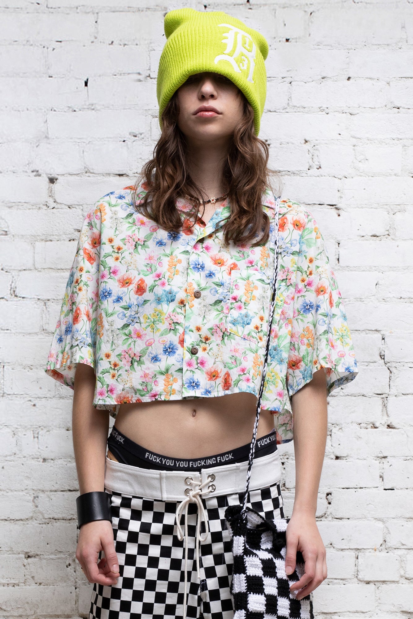 Cropped Floral Shirt R13 Denim Official Site