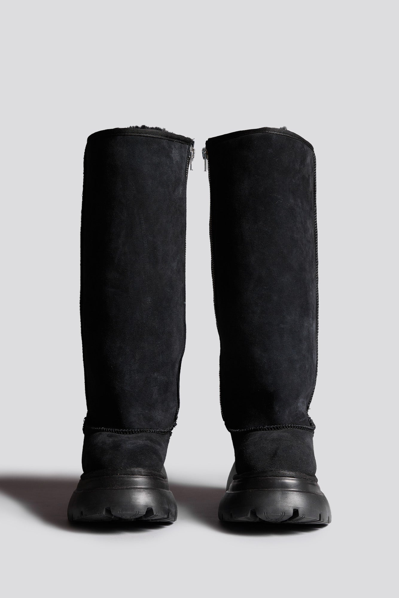 TALL CHUNKY SHEARLING BOOT - BLACK - R13