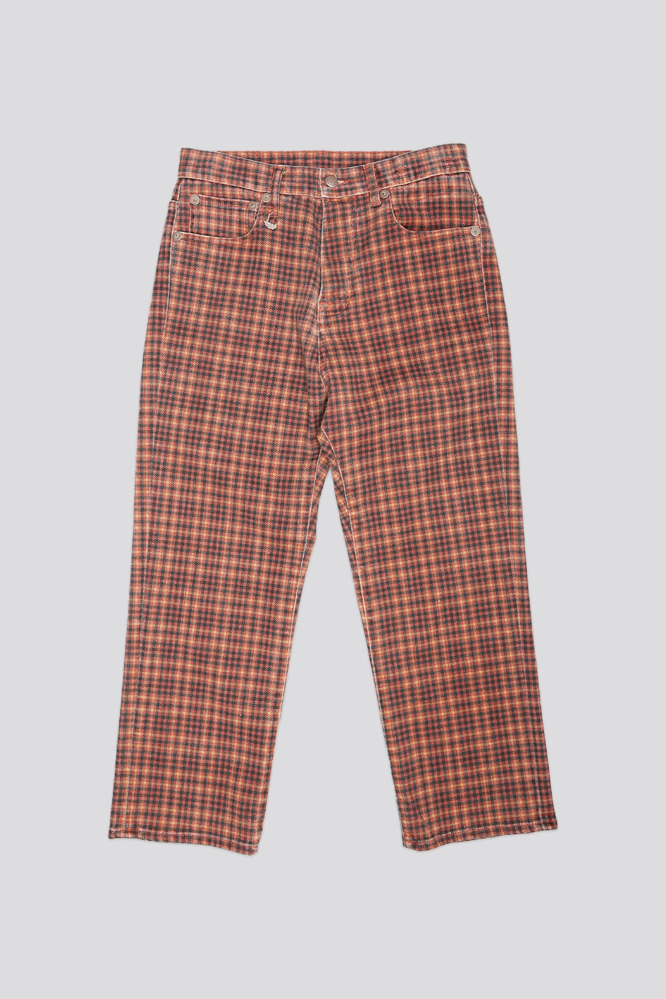 TAILORED DROP - PRINTED AUBURN PLAID