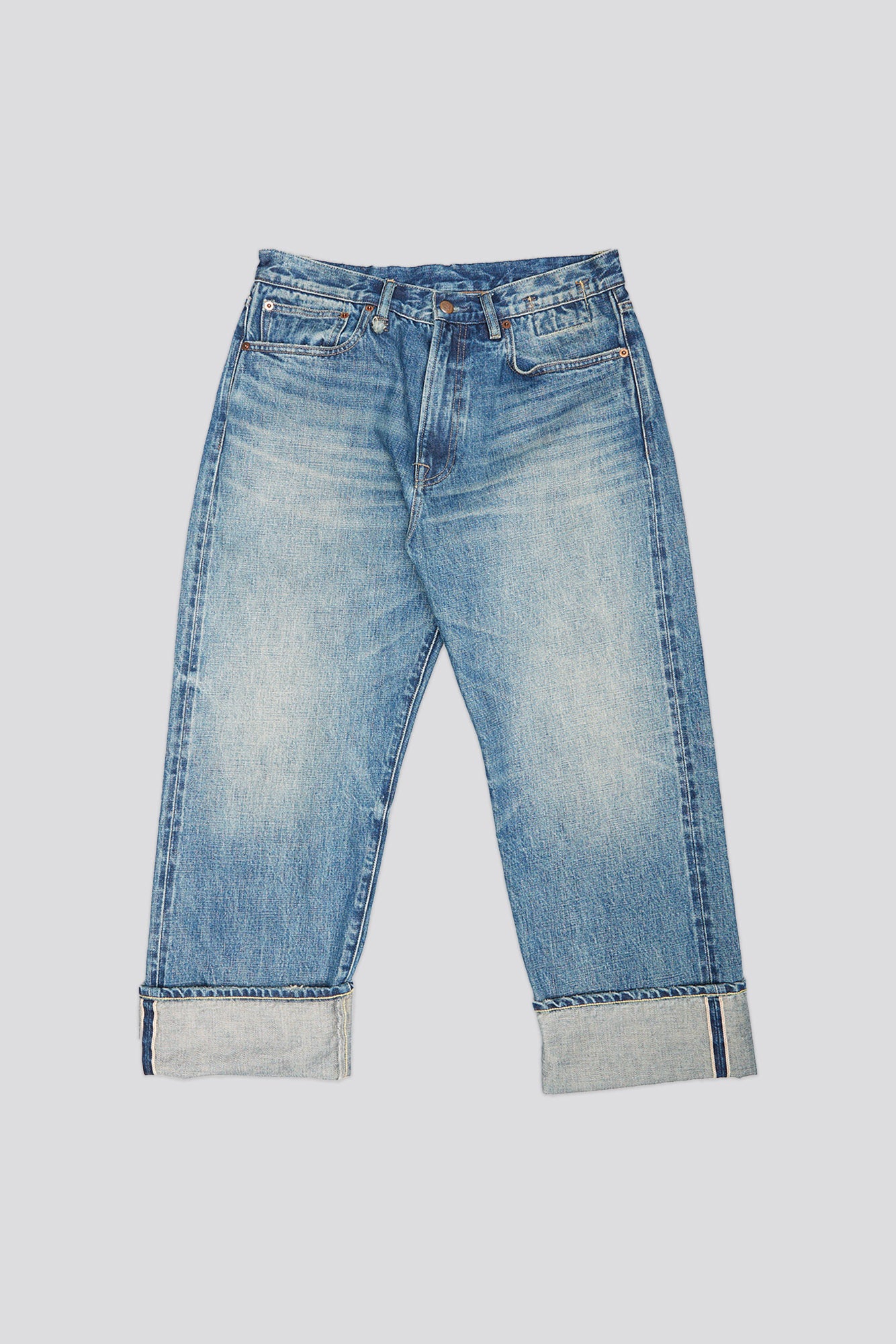 TAILORED DROP JEAN - ASPEN SELVEDGE BLUE - R13