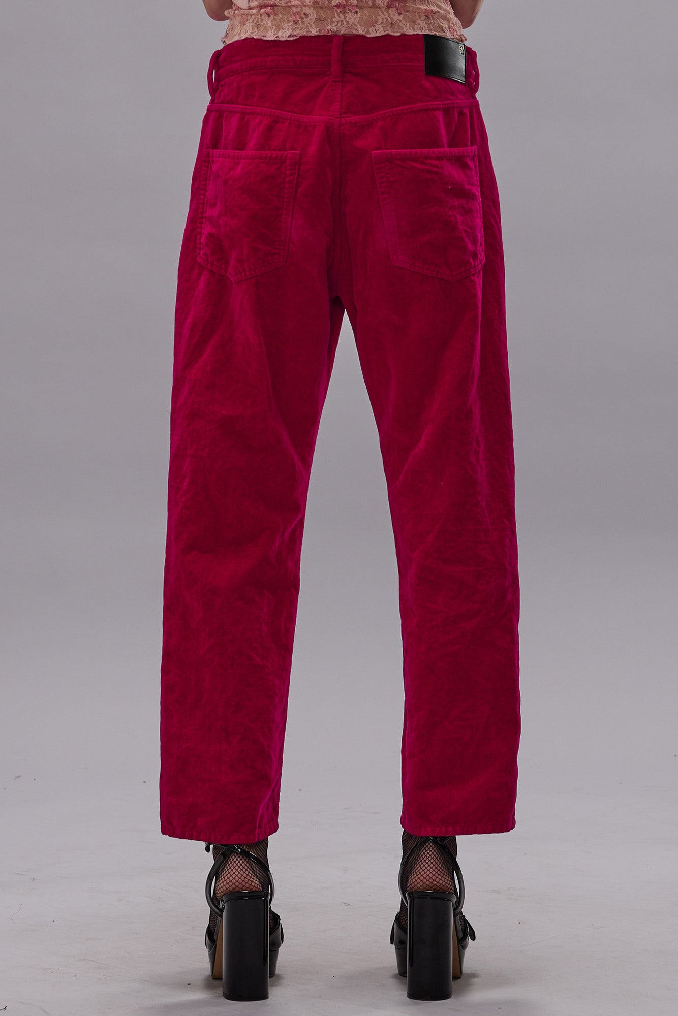 BOYFRIEND JEAN - RASPBERRY VELVET