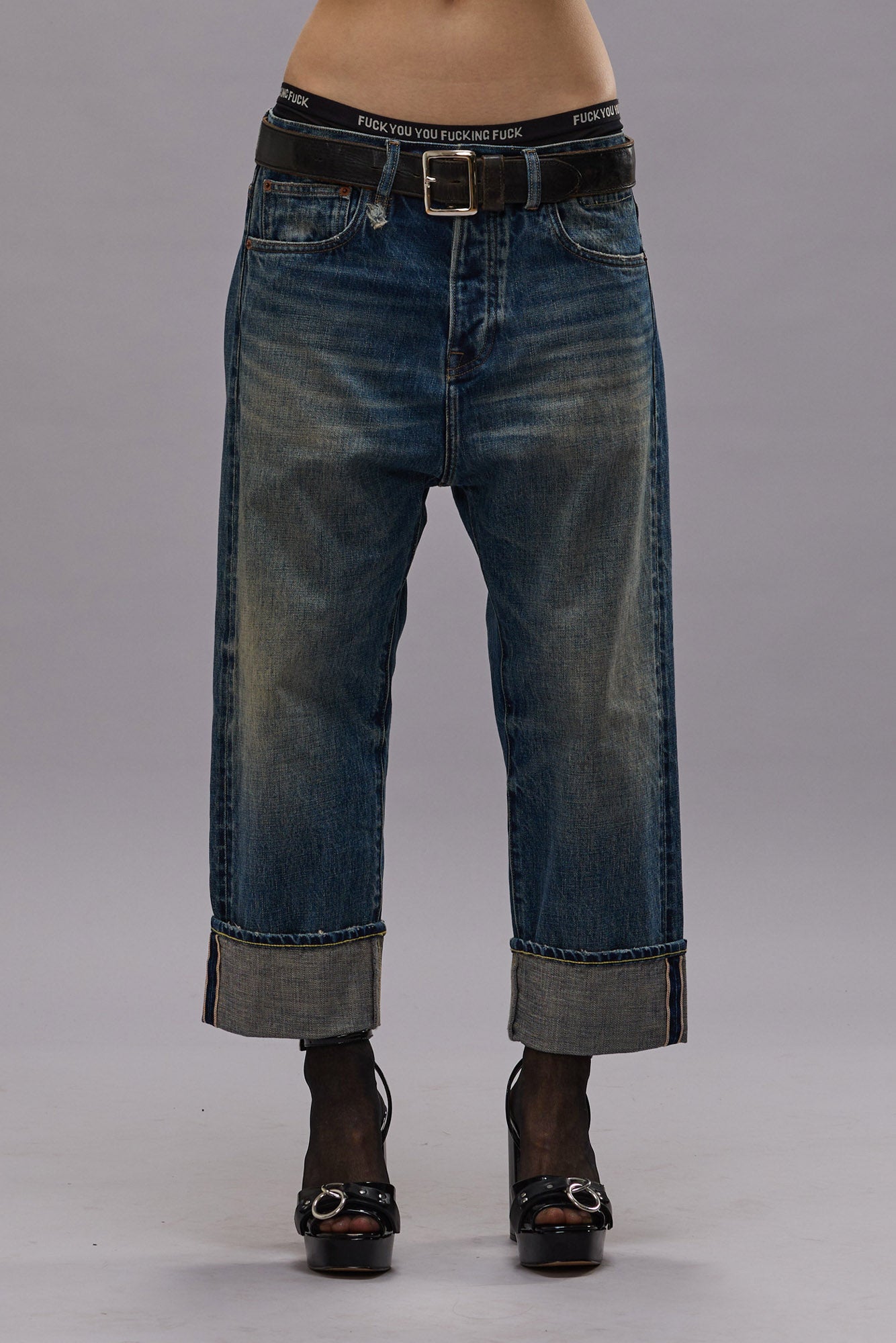 TAILORED DROP JEAN - ASPEN SELVEDGE BLUE - R13