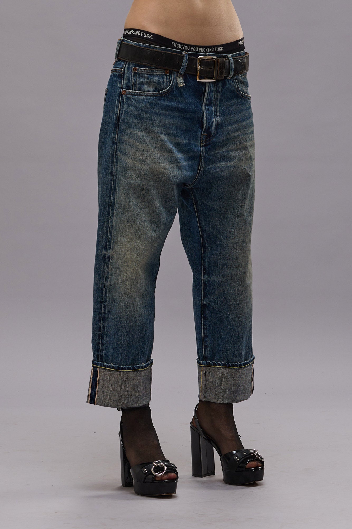 TAILORED DROP - ASPEN SELVEDGE BLUE - R13