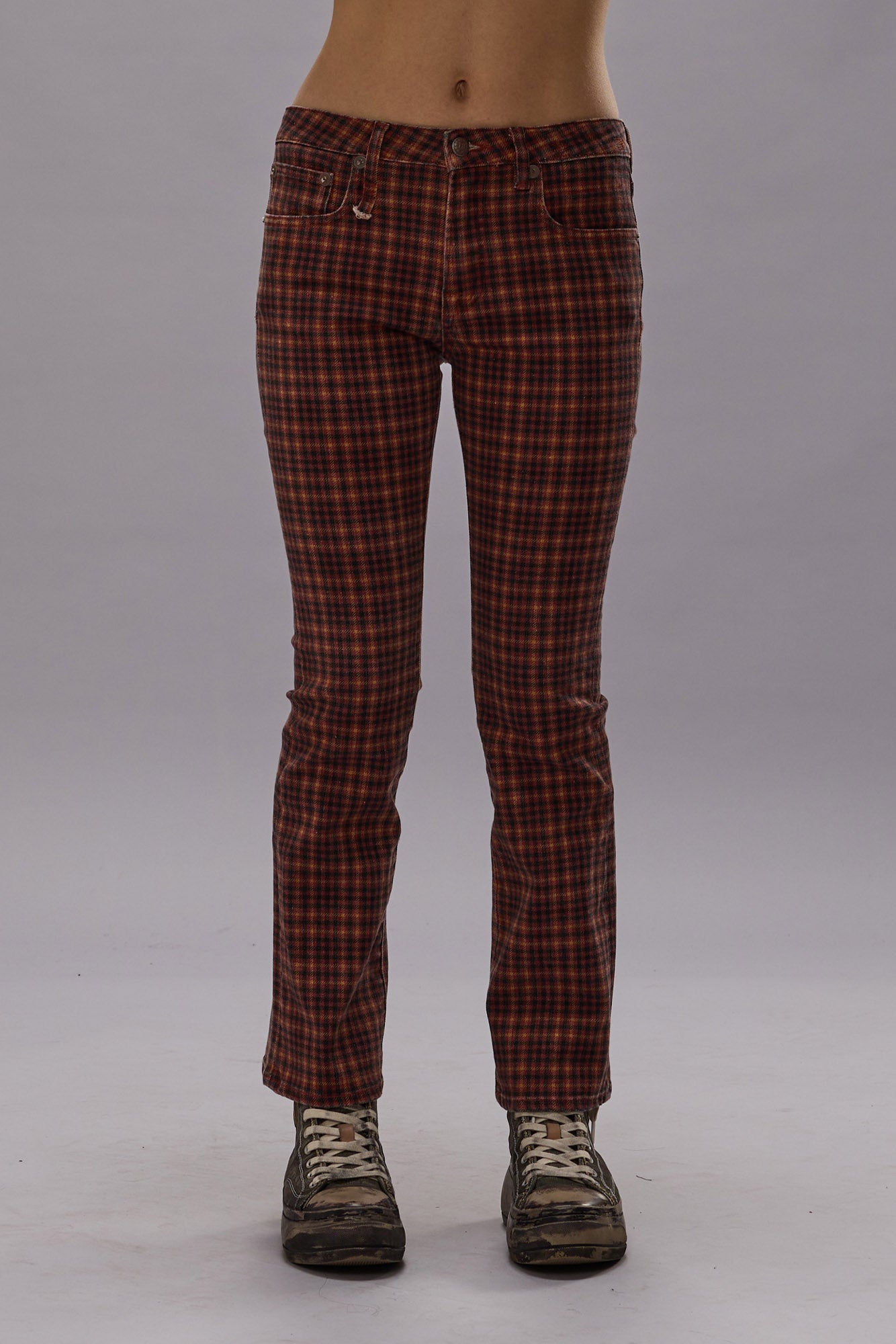 KICK FIT - PRINTED AUBURN PLAID