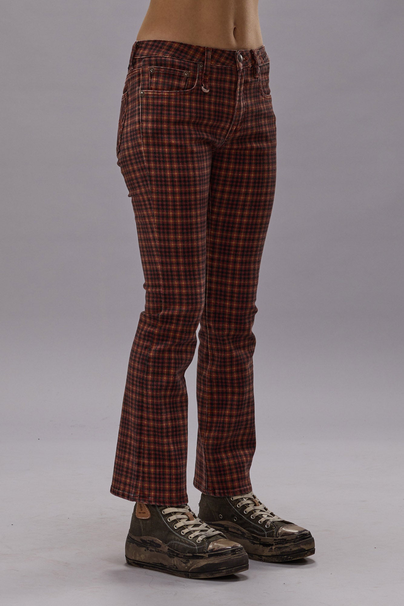 KICK FIT - PRINTED AUBURN PLAID