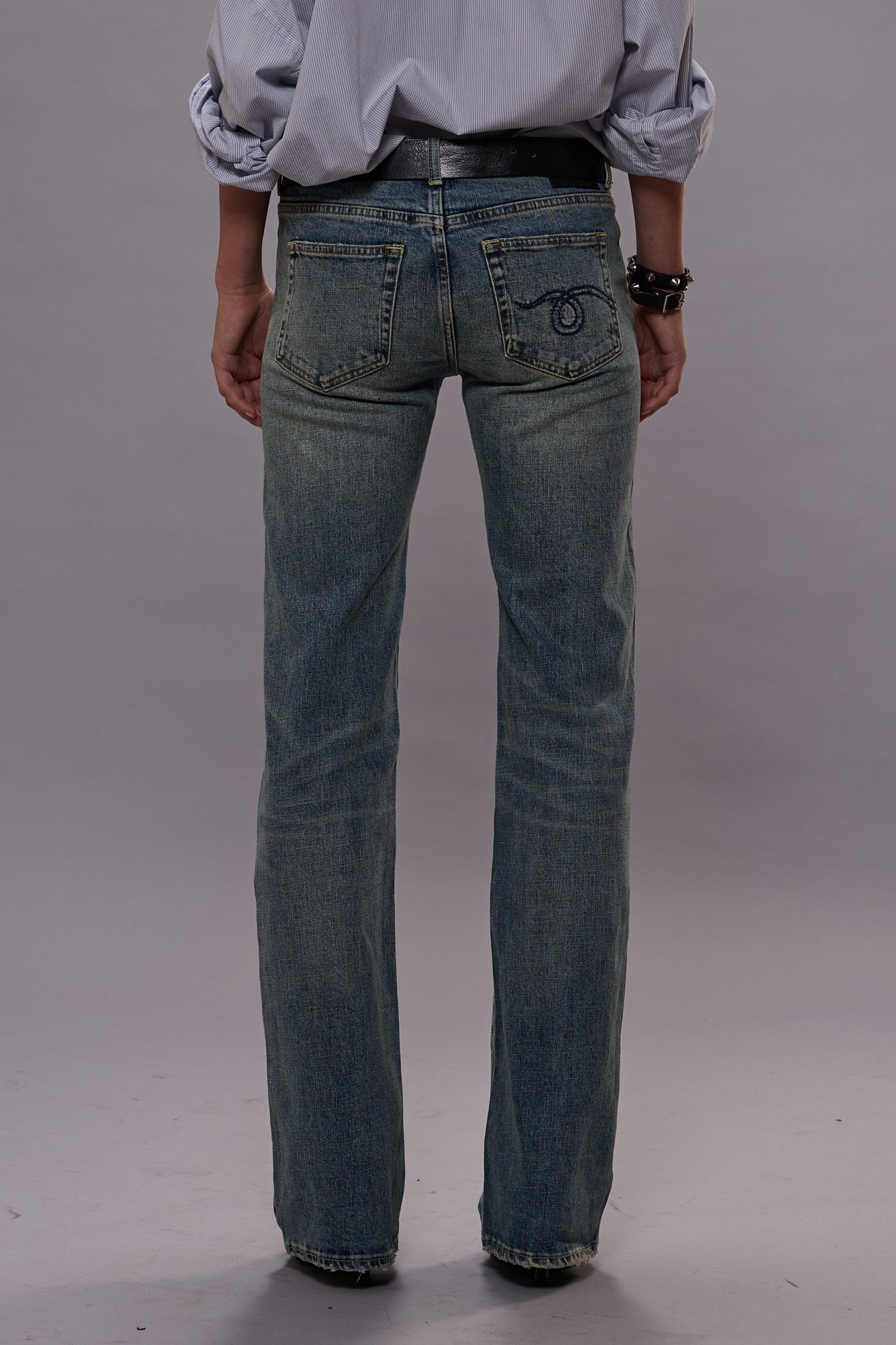 BOY FLARE - MERTON BLUE STRETCH