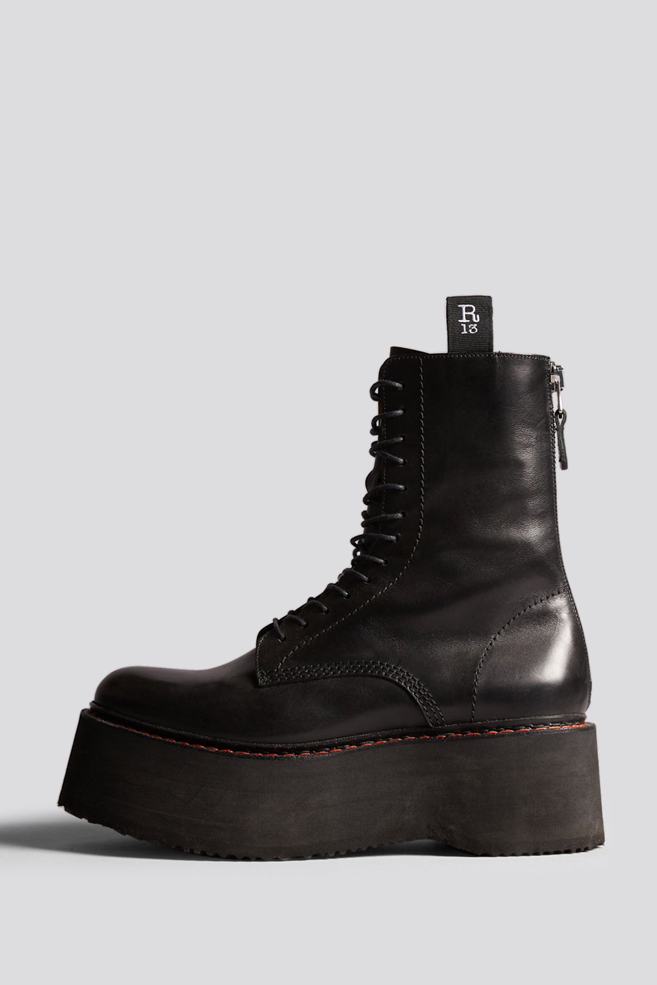 DOUBLE STACK BOOT - BLACK