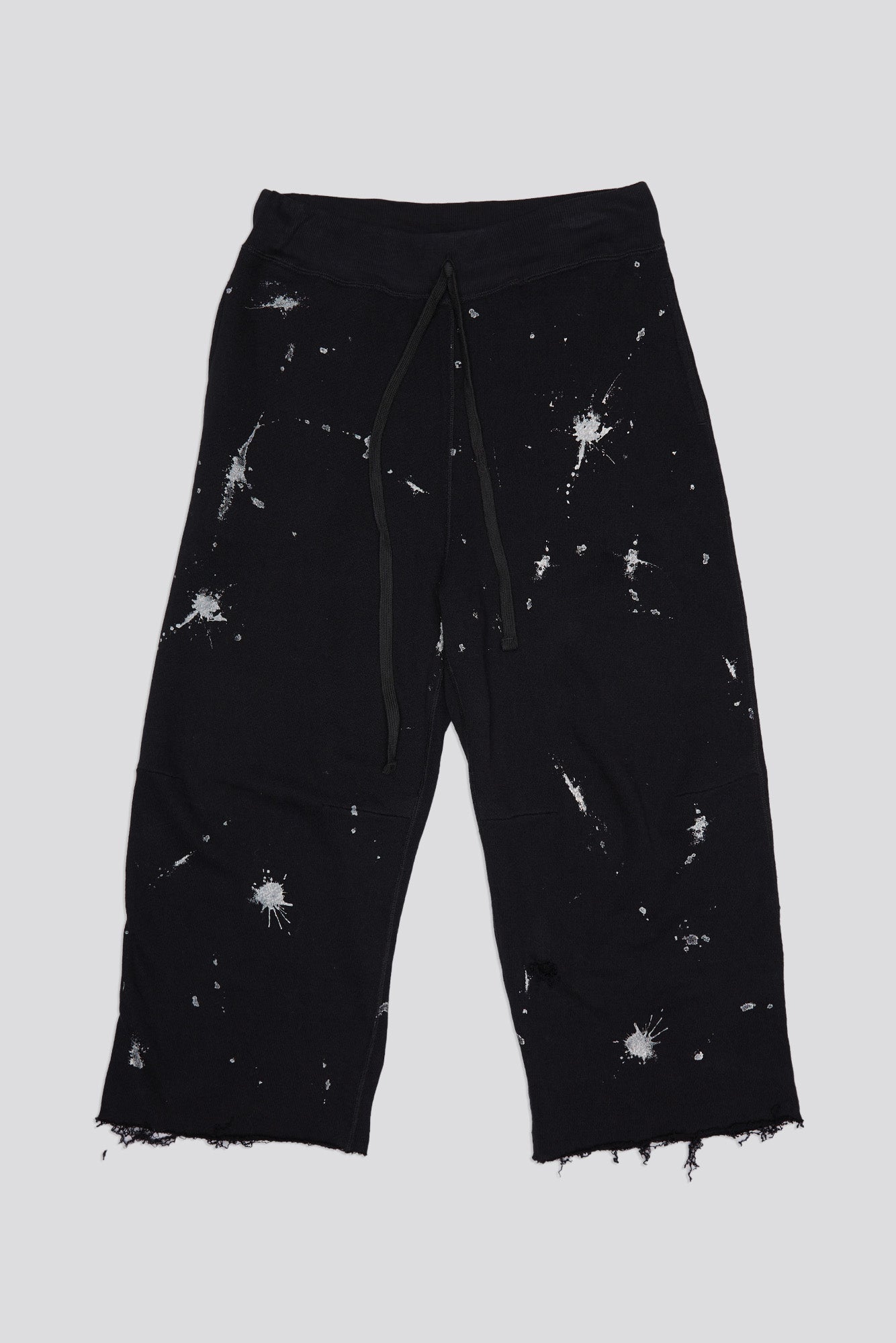 ARTICULATED KNEE SWEATPANT - SPLATTERED BLACK - R13