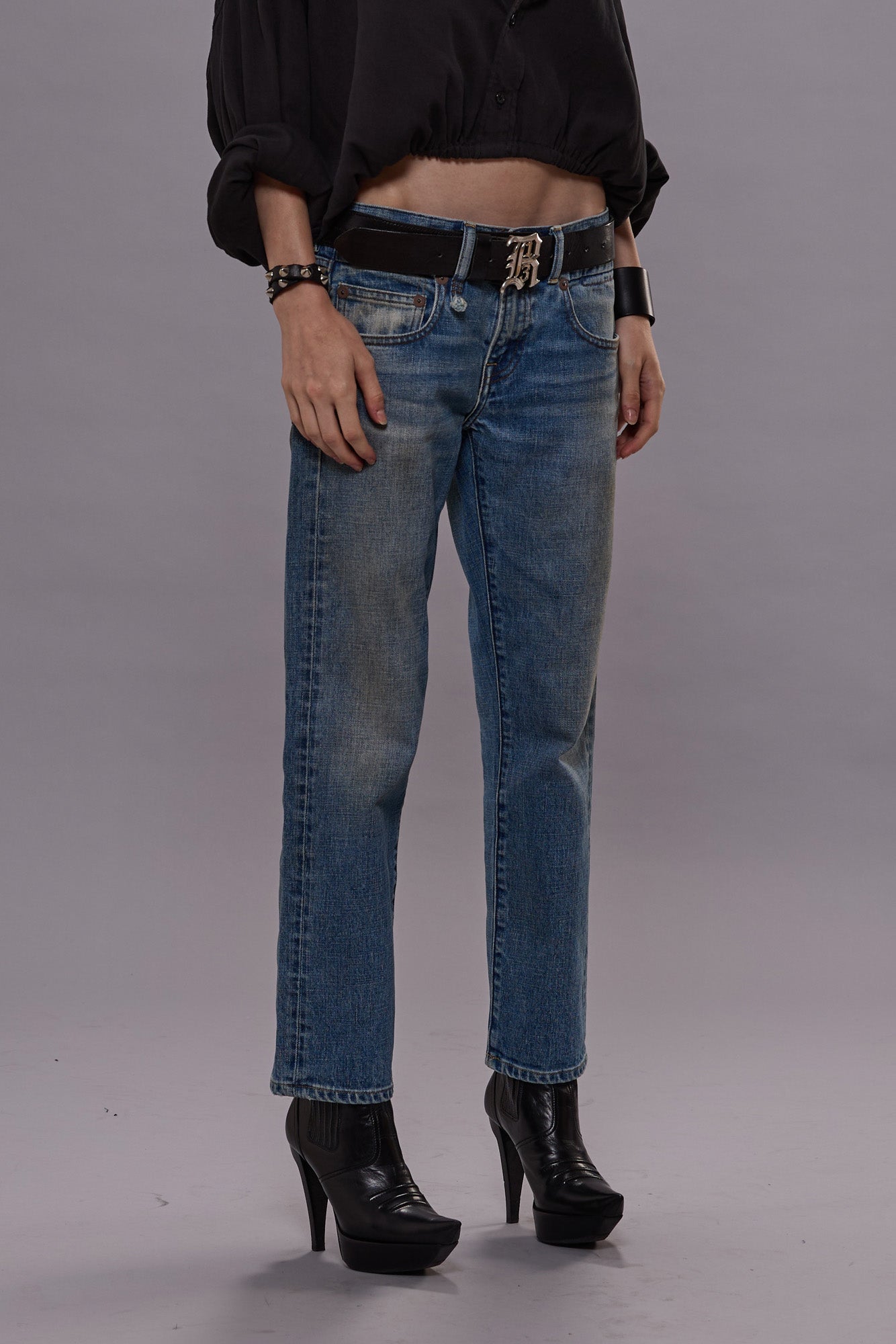 BOY STRAIGHT - PATTON BLUE STRETCH - R13