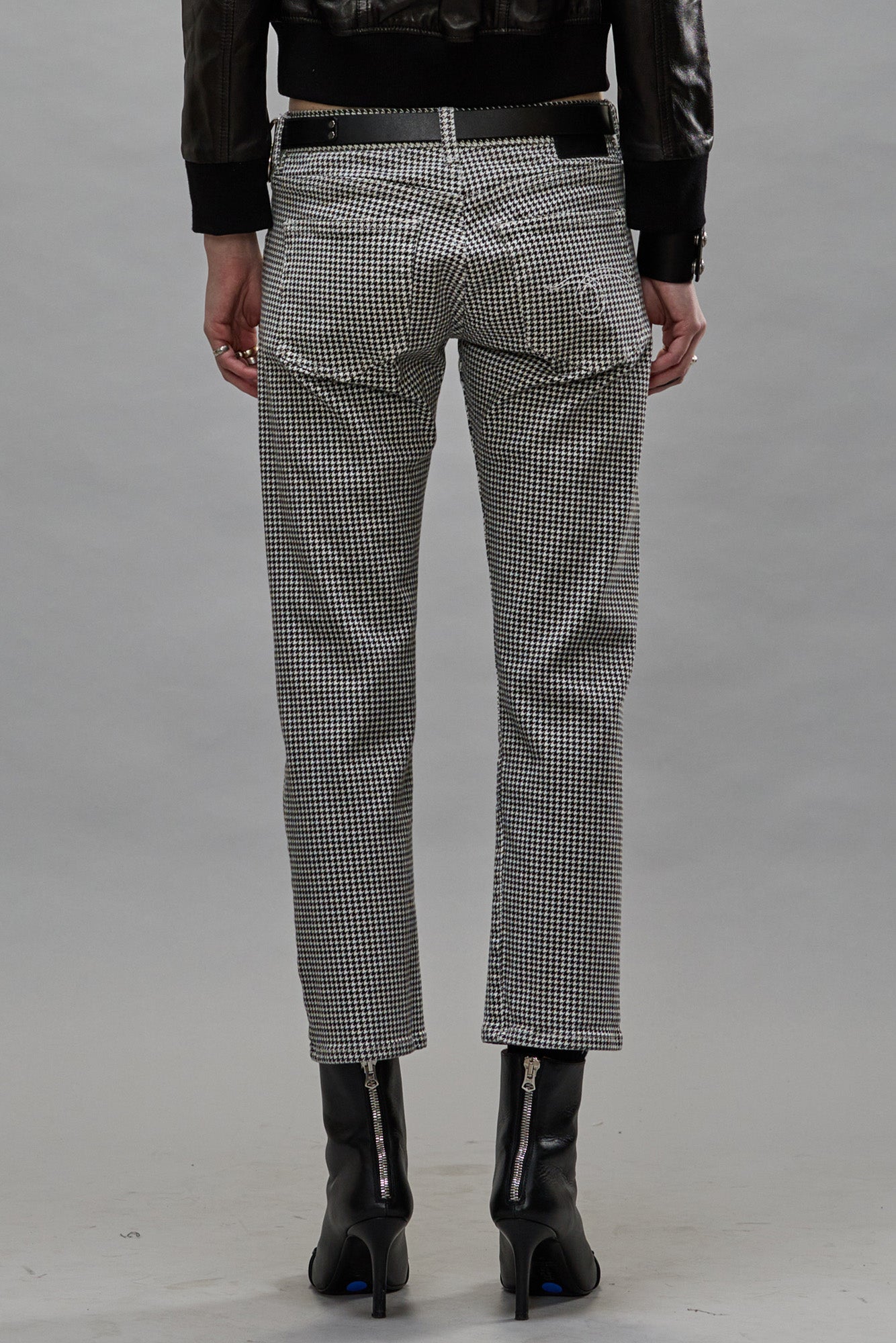 BOY STRAIGHT - PRINTED HOUNDSTOOTH - R13