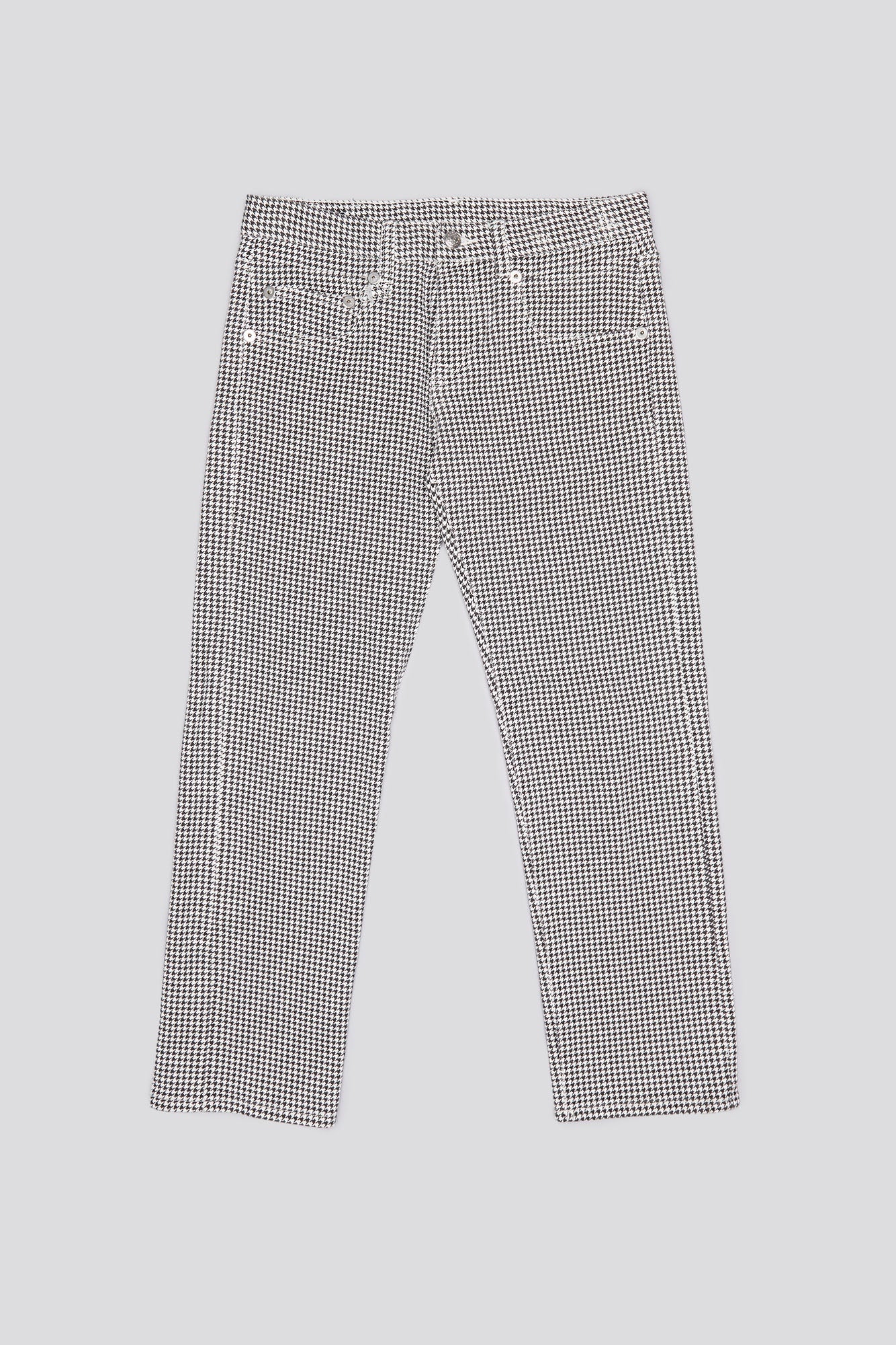 BOY STRAIGHT - PRINTED HOUNDSTOOTH - R13