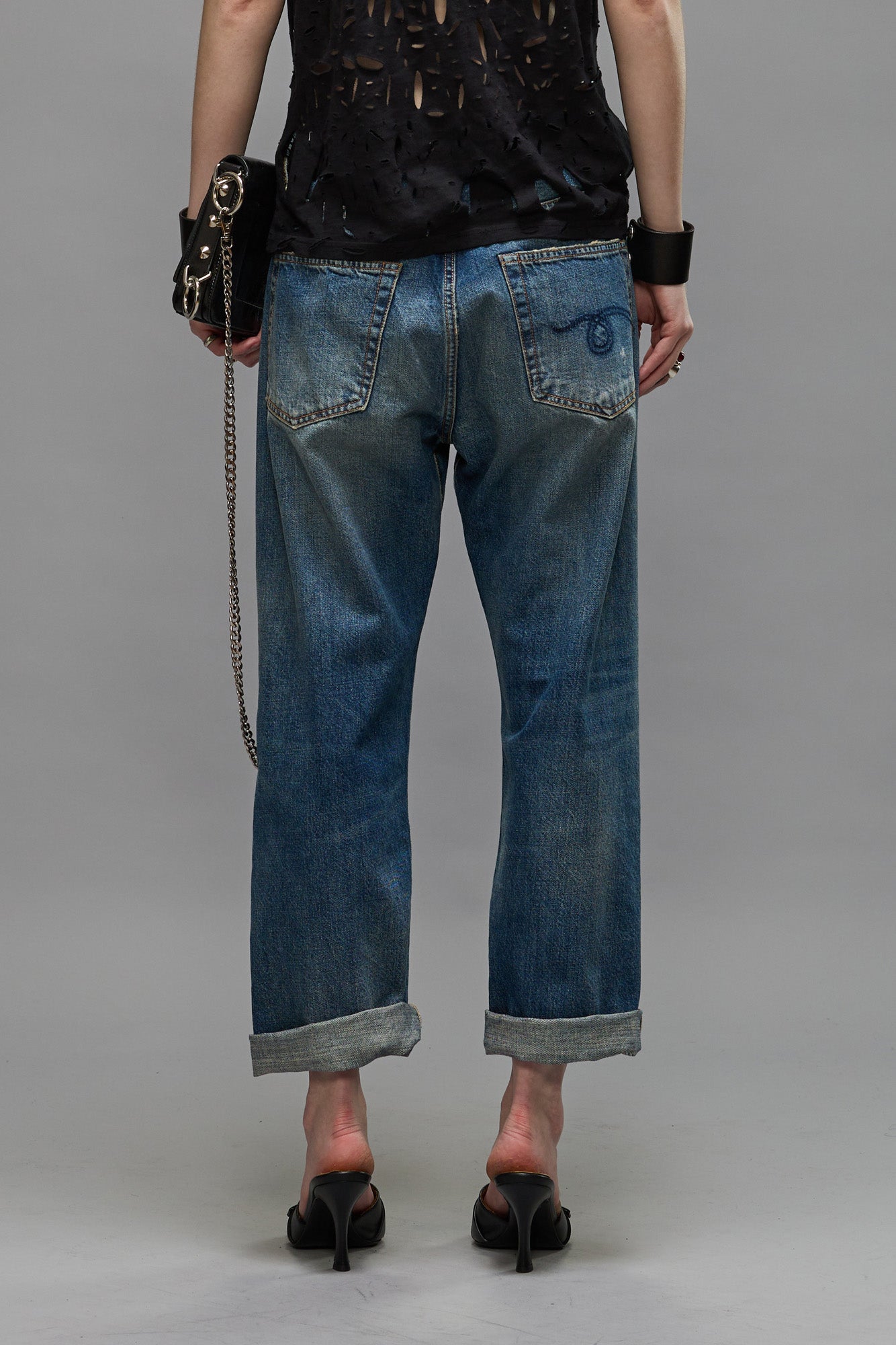 BOYFRIEND JEAN - GARNET BLUE - R13