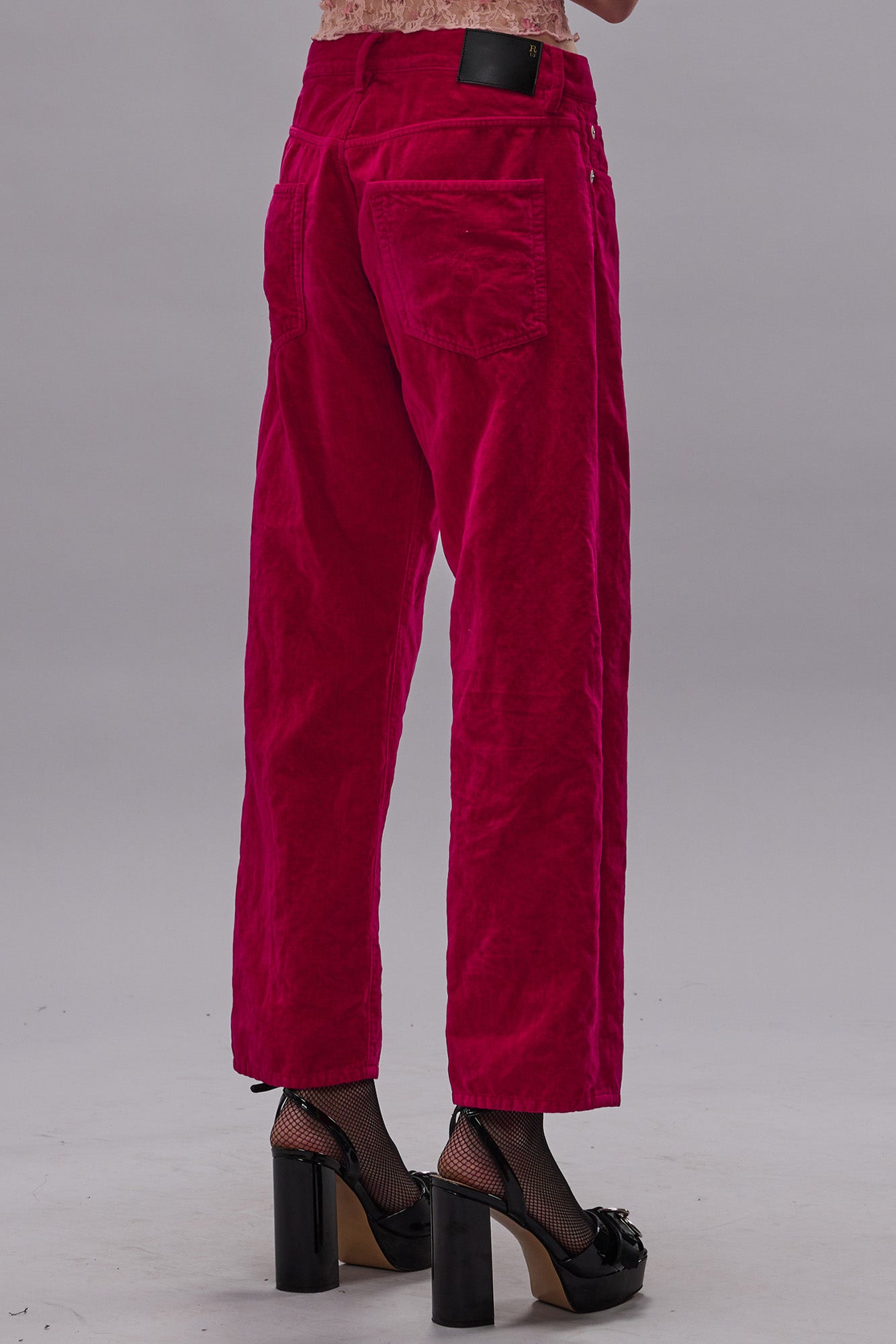 BOYFRIEND JEAN - RASPBERRY VELVET - R13