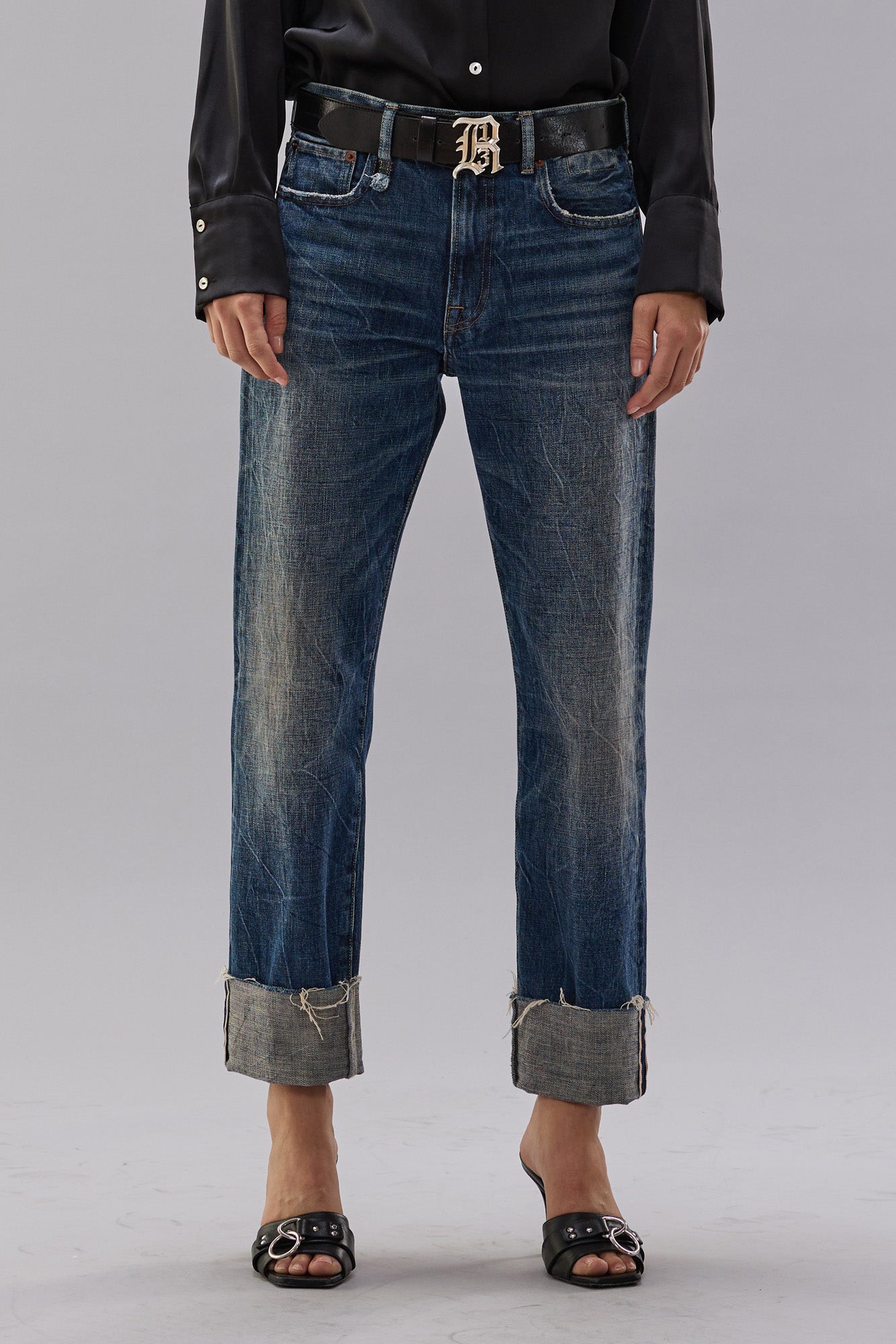 BOYFRIEND JEAN - TYNE SELVEDGE BLUE - R13