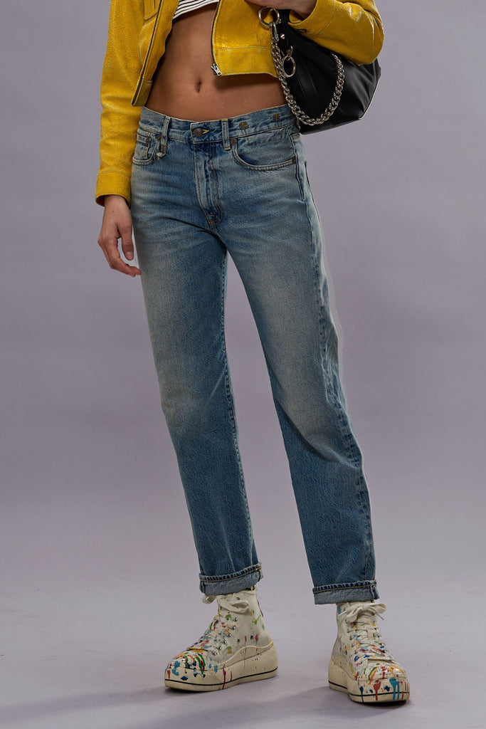 BOYFRIEND JEAN - VEILED BLUE