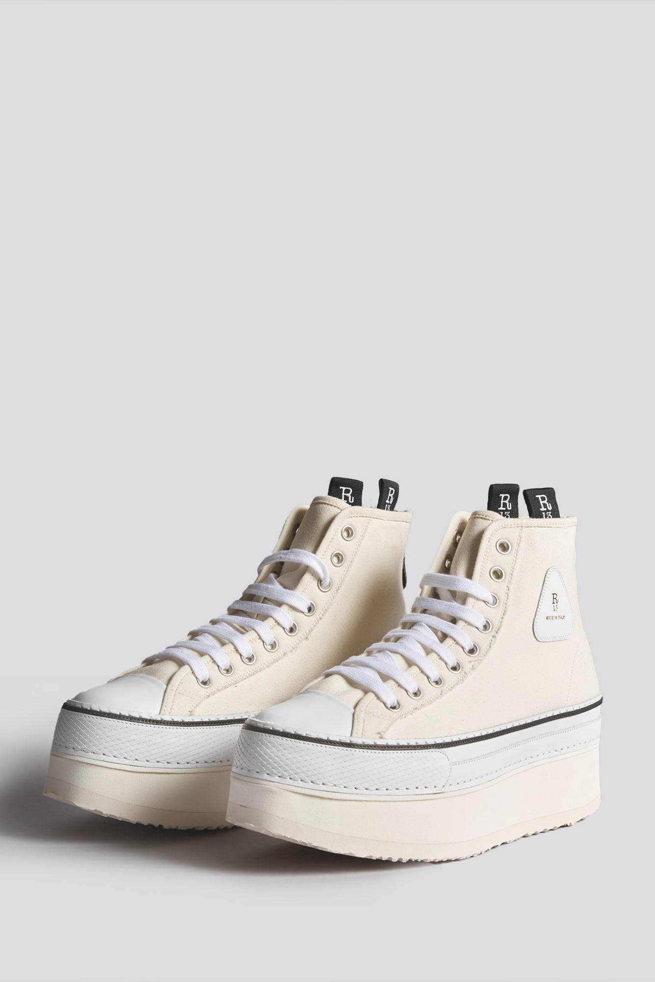 COURTNEY PLATFORM HIGH TOP SNEAKER - ECRU - R13