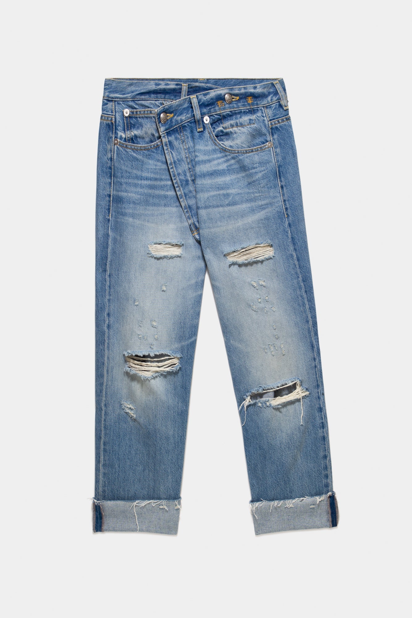 CROSSOVER JEAN - DISTRESSED EMORY - R13