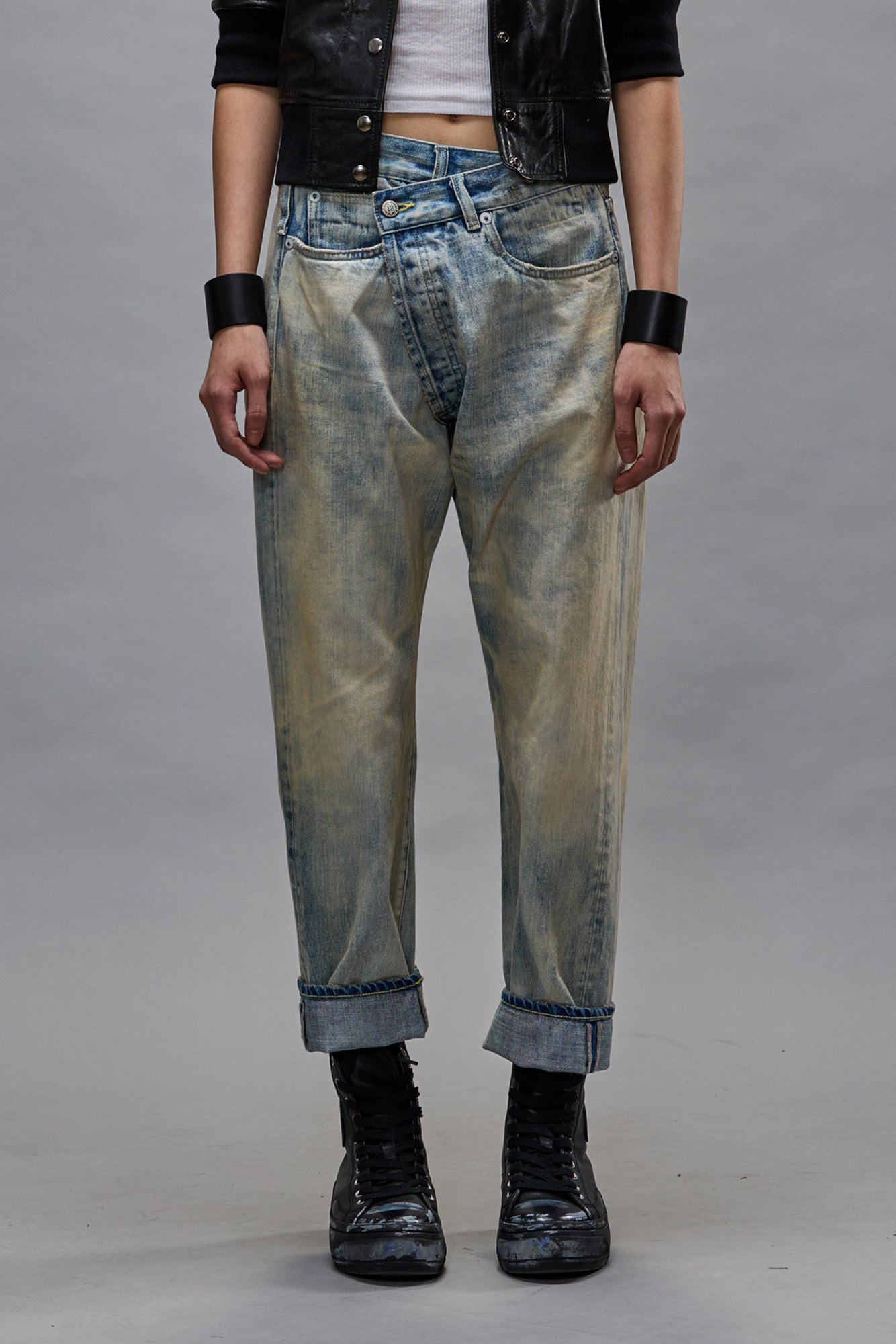 CROSSOVER JEAN - VINTAGE ASH BLUE - R13