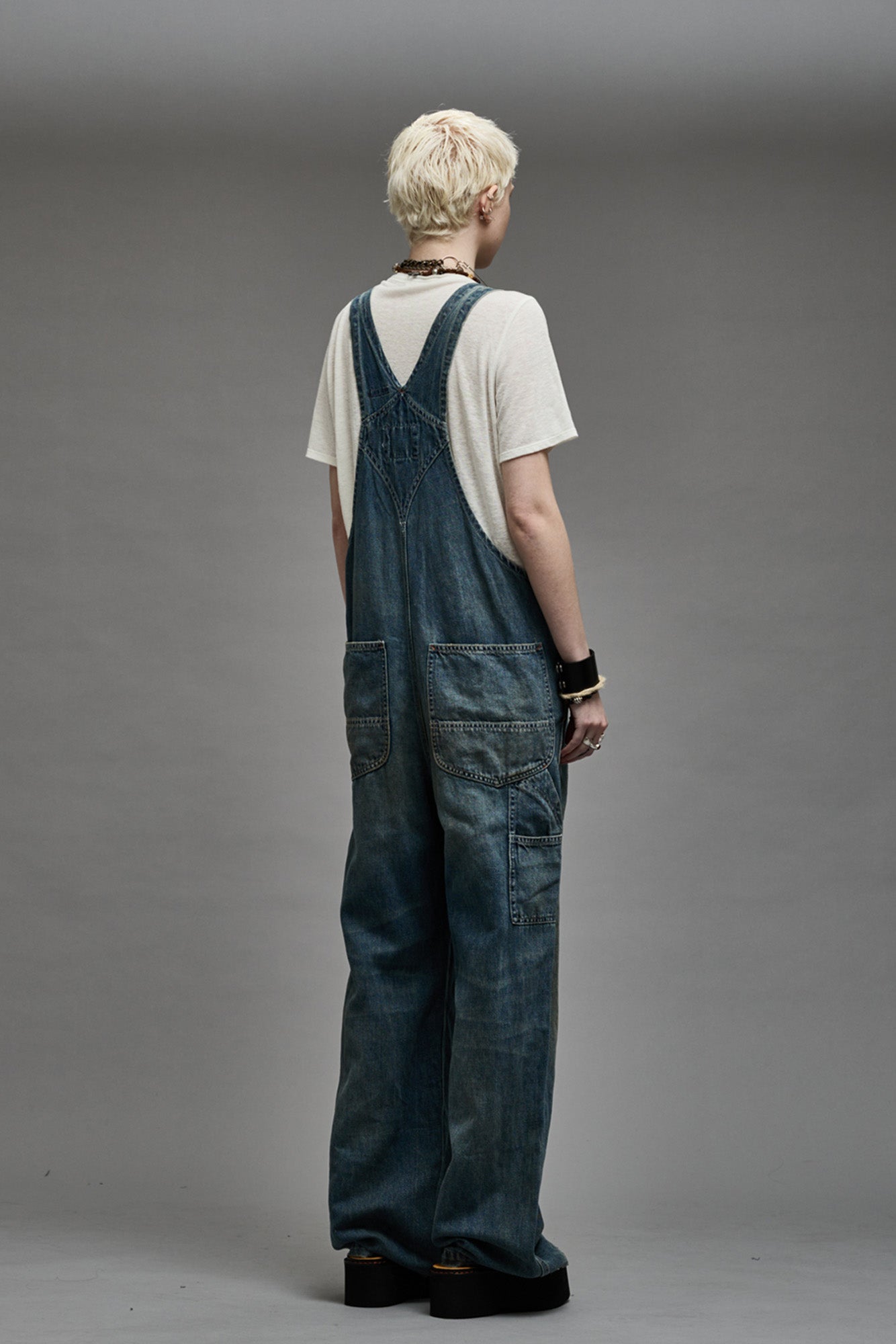 DAMON OVERALL - WEBER LINEN INDIGO - R13