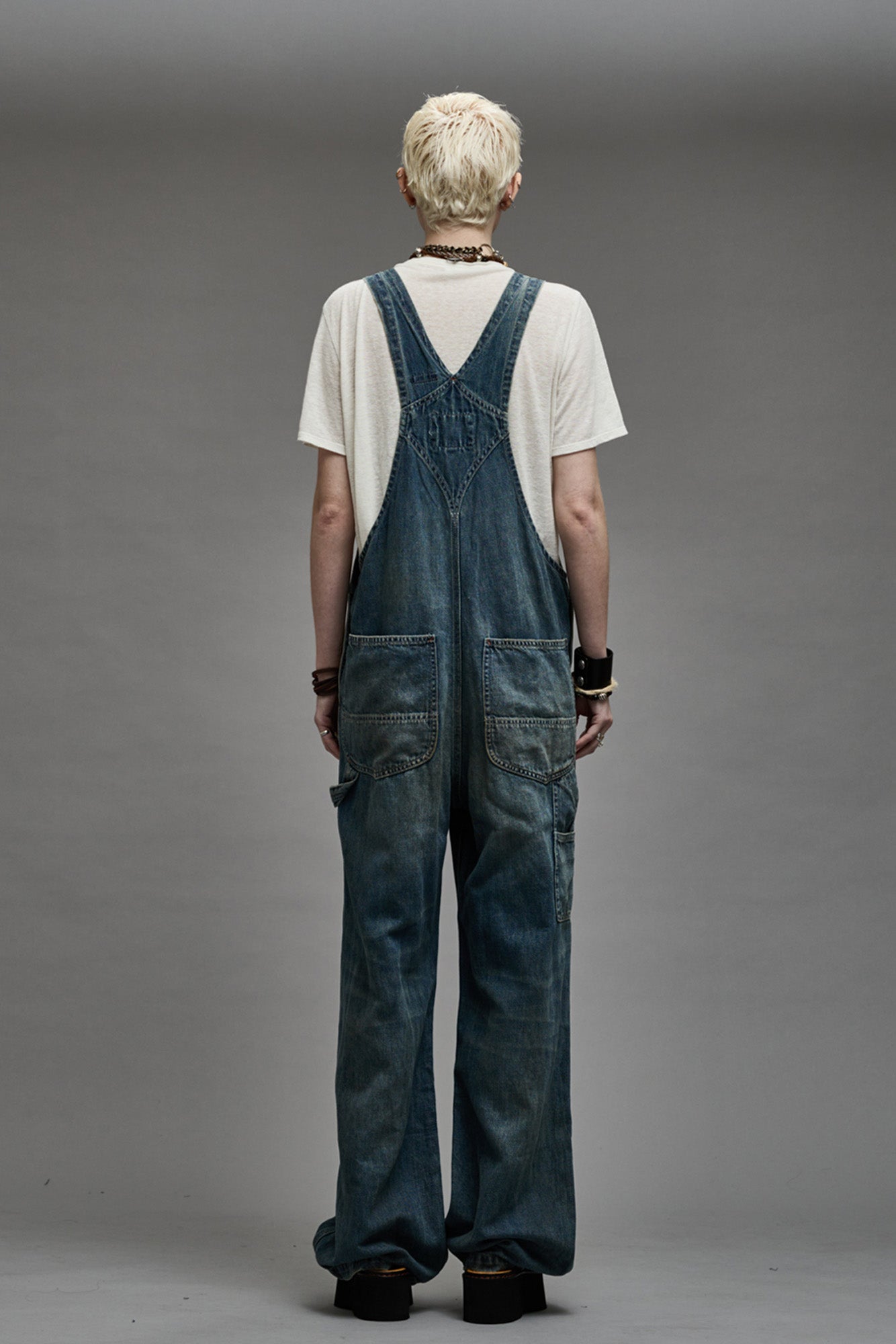 DAMON OVERALL - WEBER LINEN INDIGO - R13