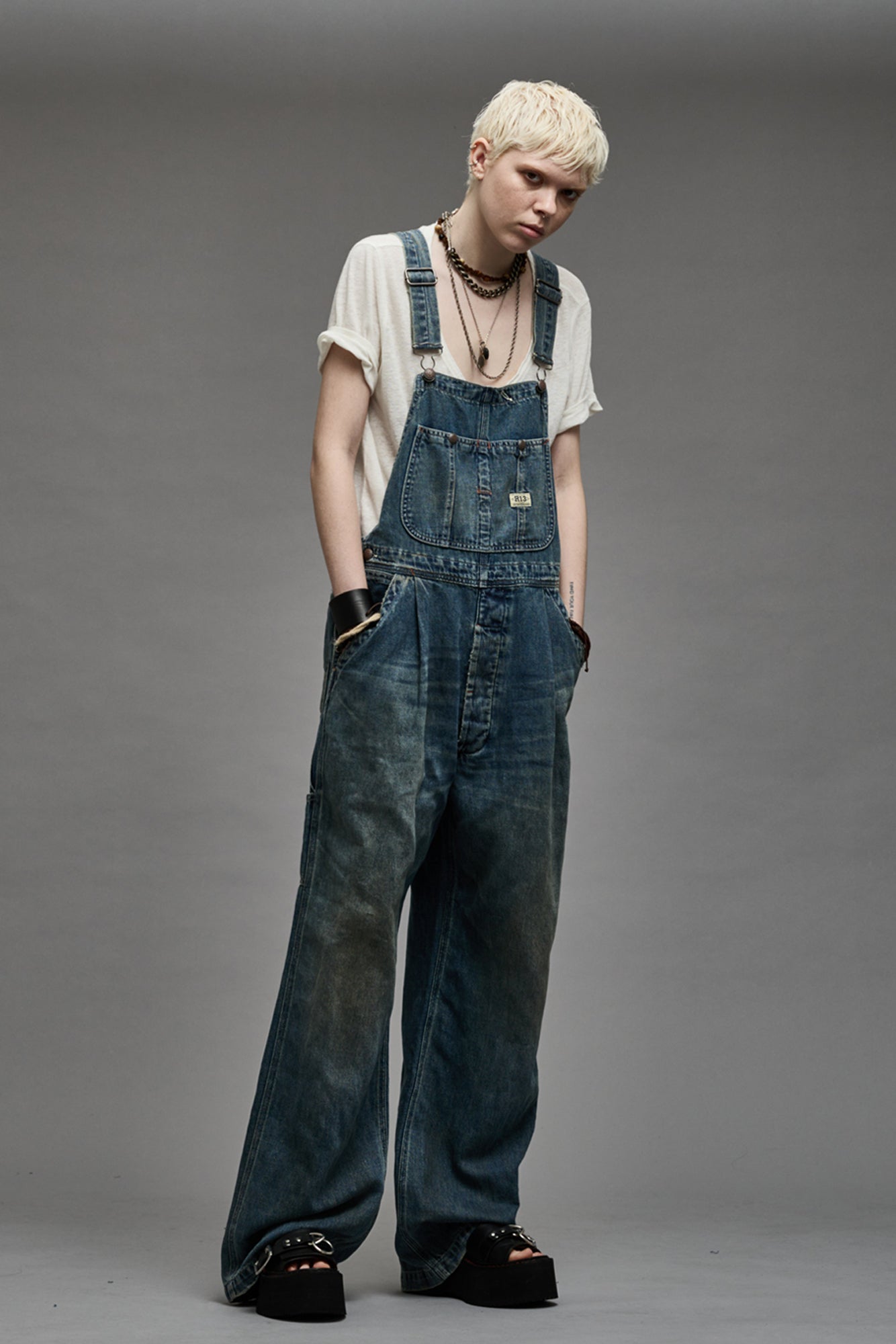 DAMON OVERALL - WEBER LINEN INDIGO - R13