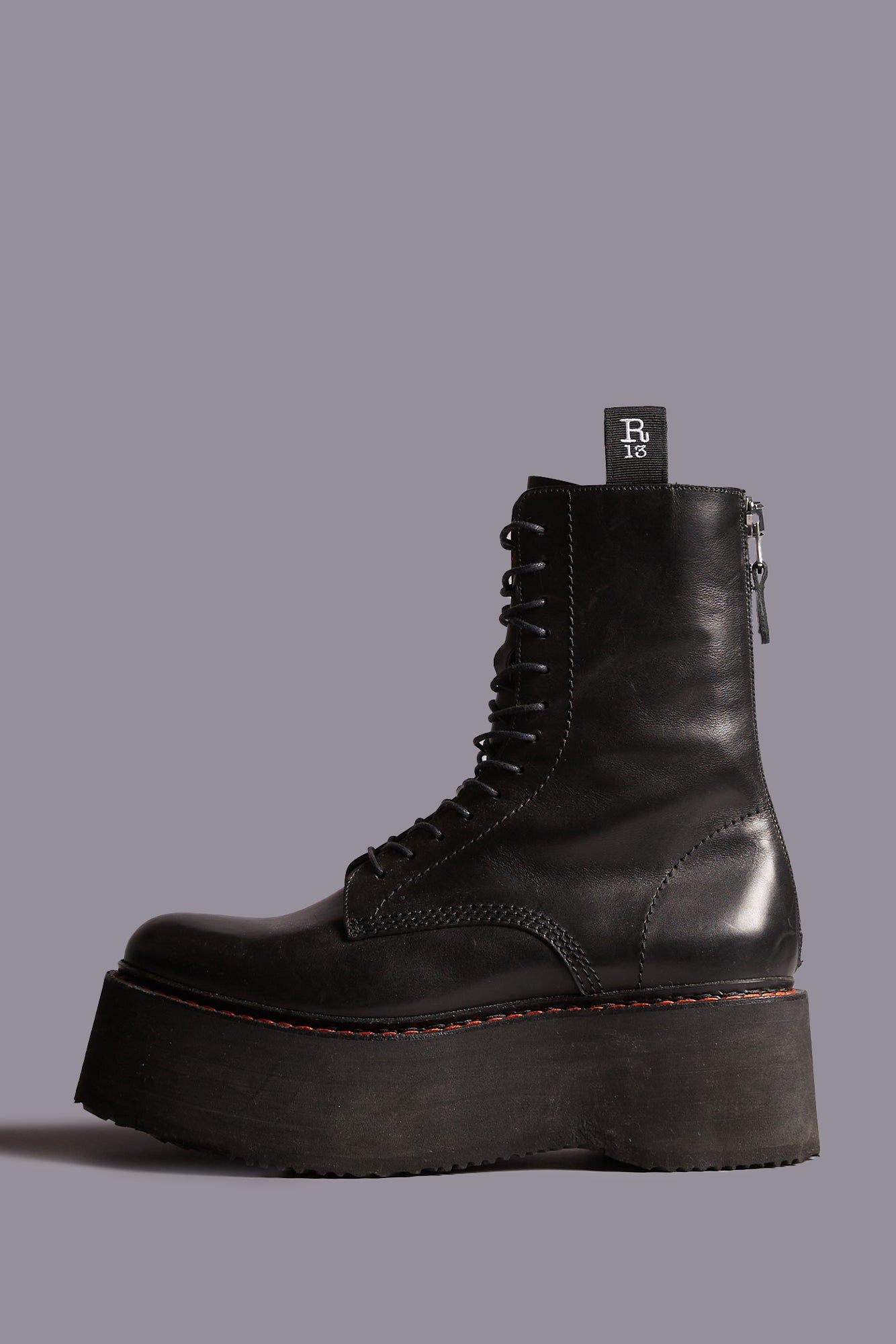 DOUBLE STACK BOOT - BLACK - R13