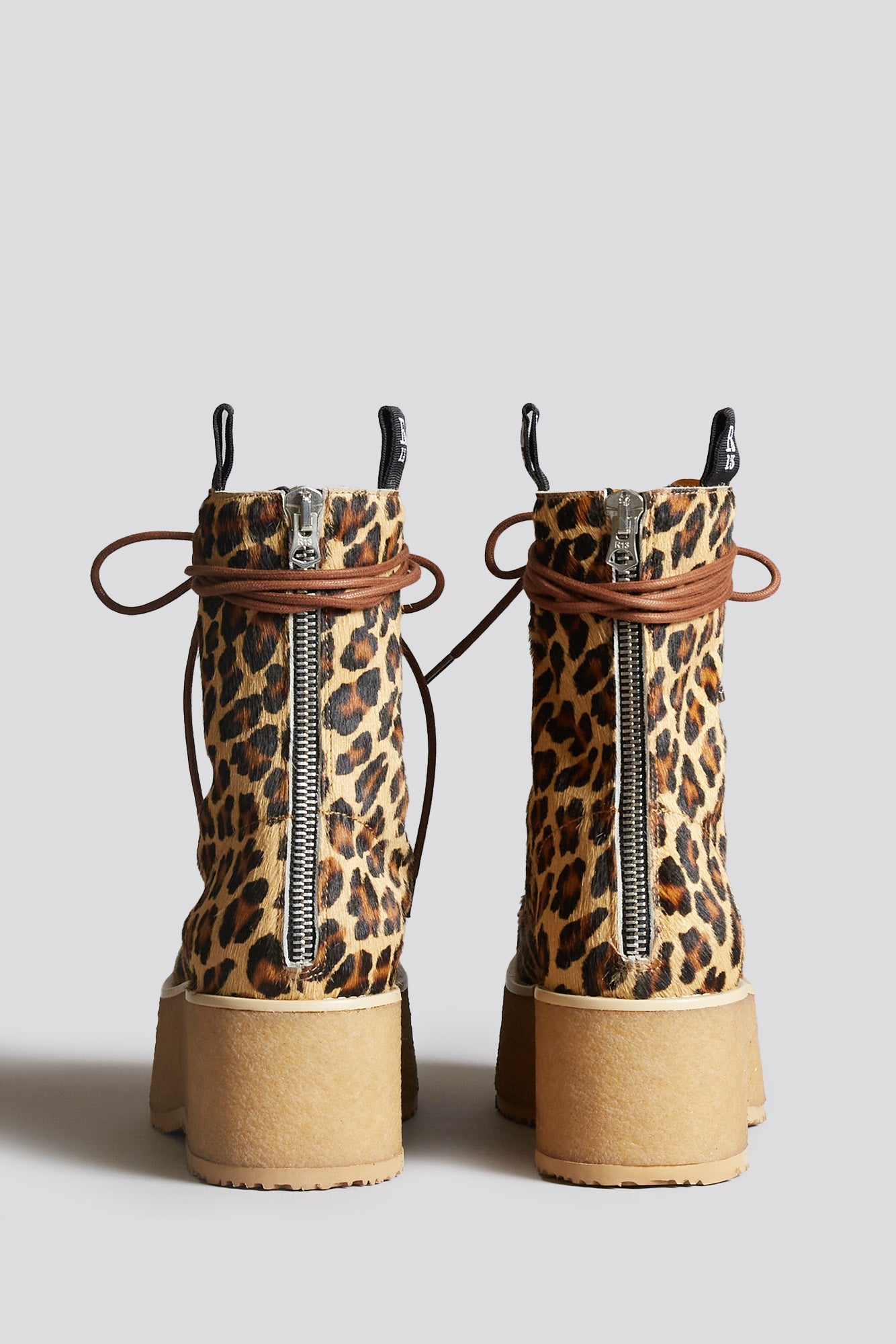 DOUBLE STACK BOOT - LEOPARD - R13