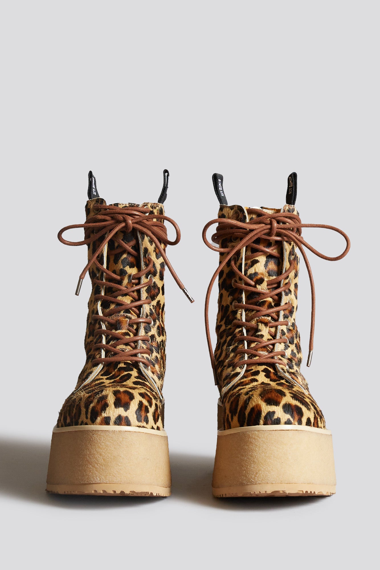 DOUBLE STACK BOOT - LEOPARD - R13