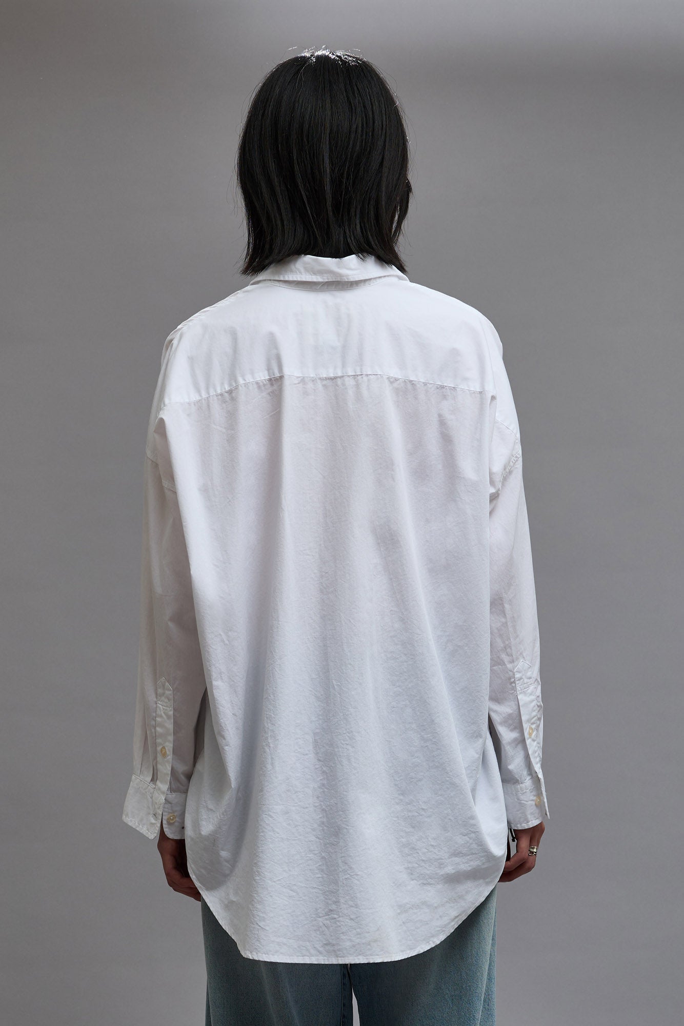 DROP NECK SHIRT - WHITE - R13