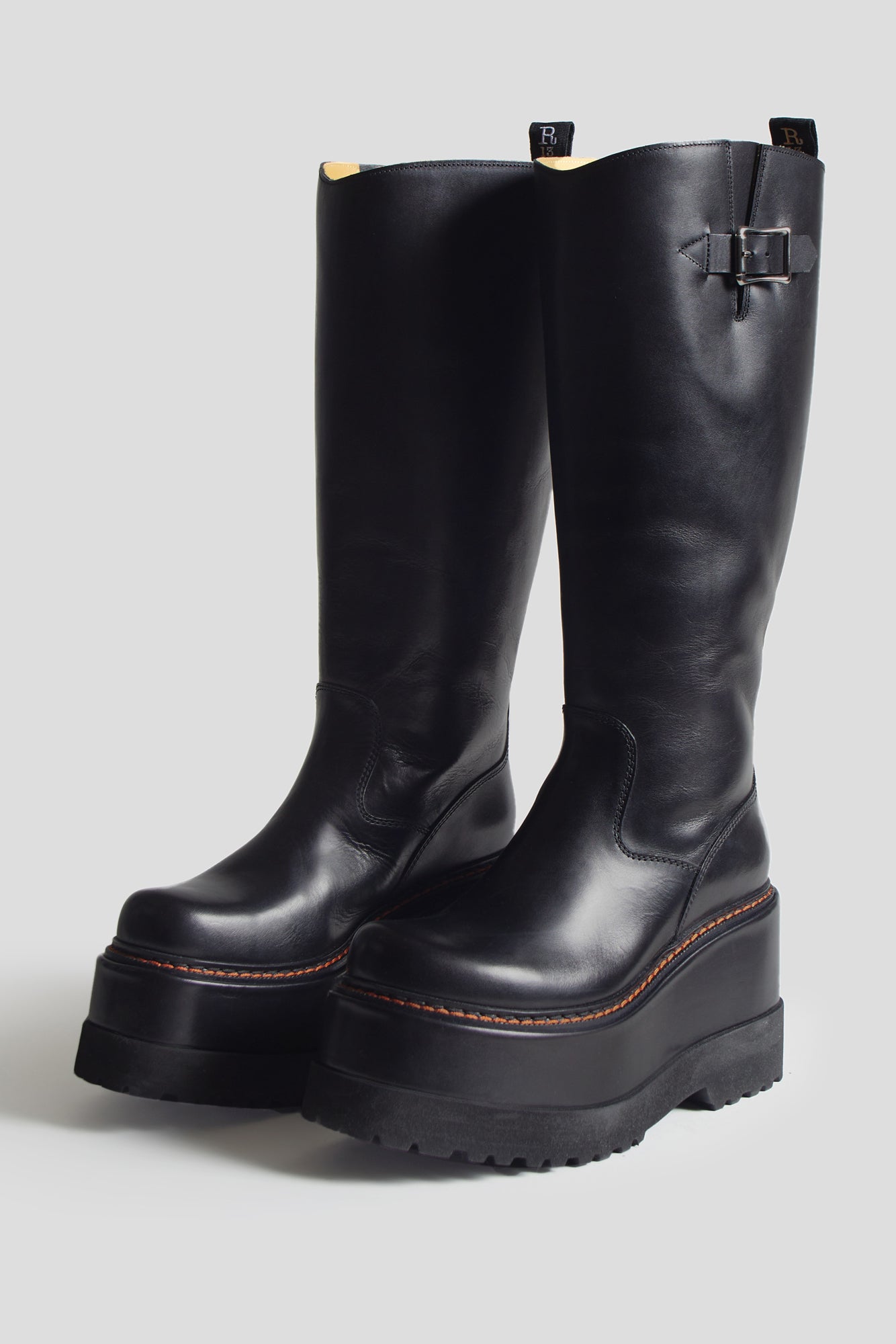 ENGINEER PLATFORM BOOT - BLACK - R13