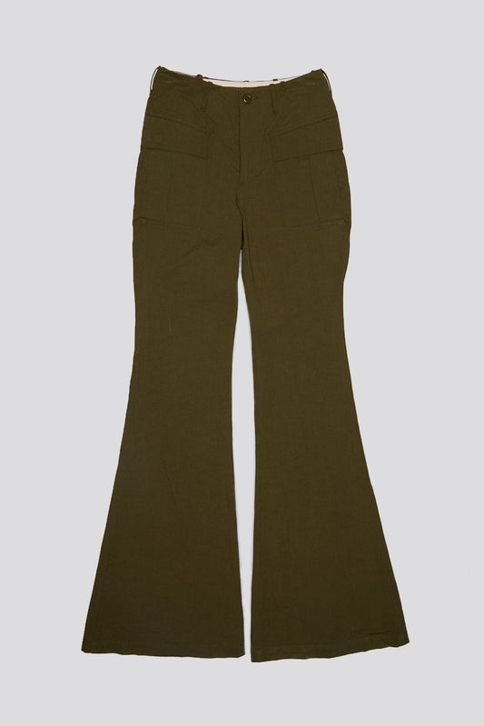 FLARE LEG PANT - OLIVE - R13