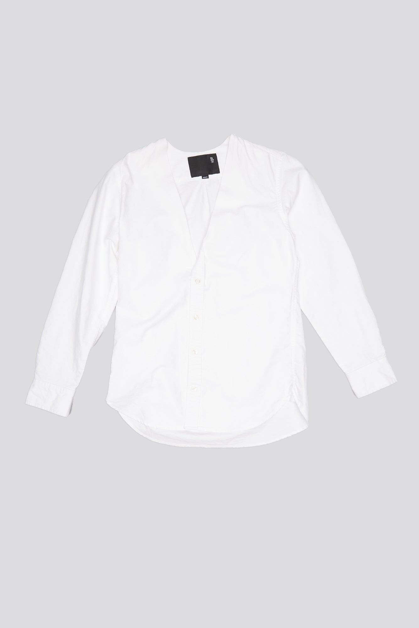 FOLDBACK SHIRT - OXFORD WHITE - R13