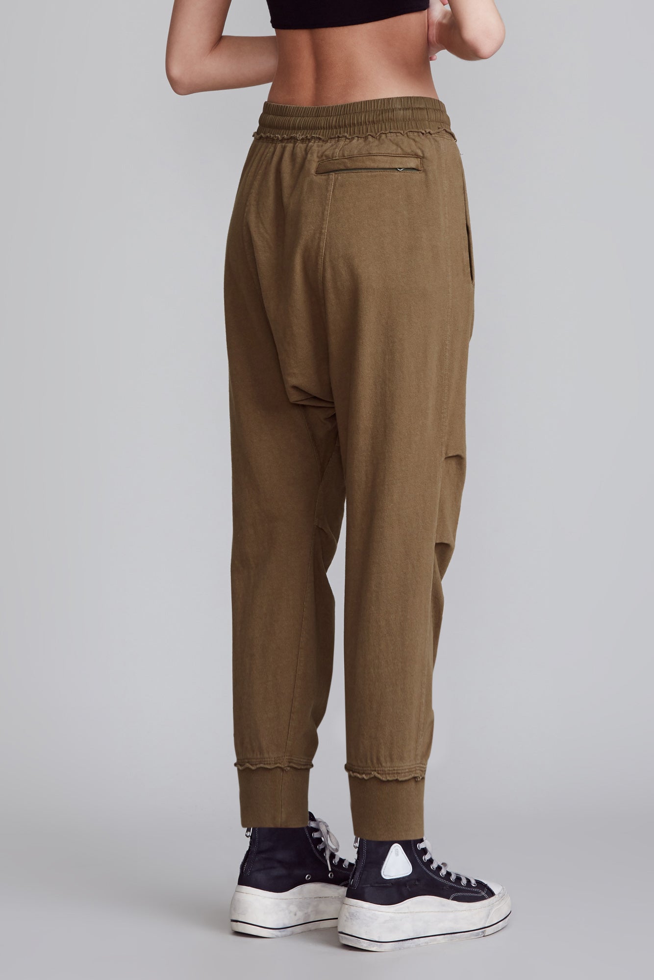 HAREM SWEATPANT - OLIVE - R13