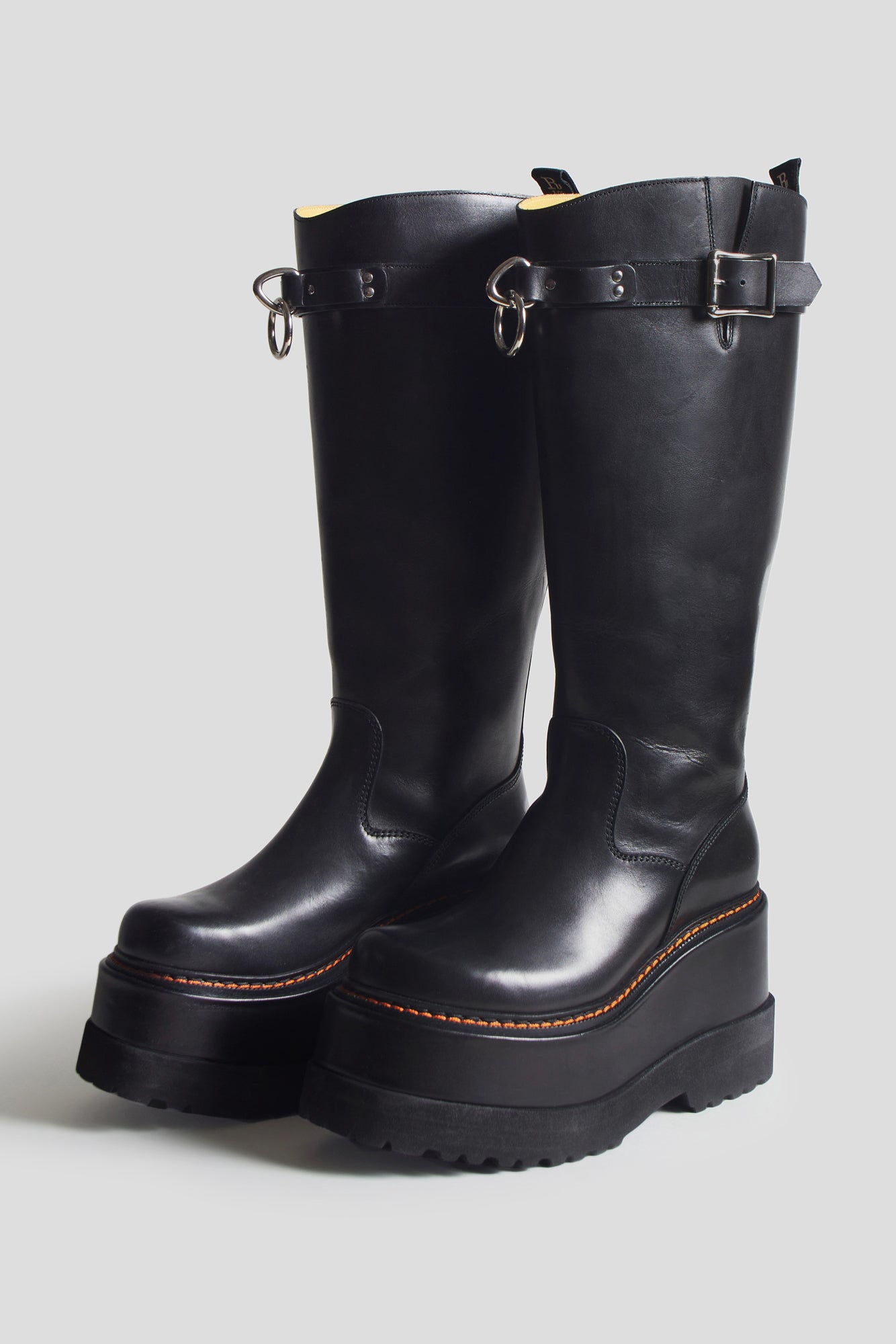 HARNESS ENGINEER PLATFORM BOOT - BLACK - R13