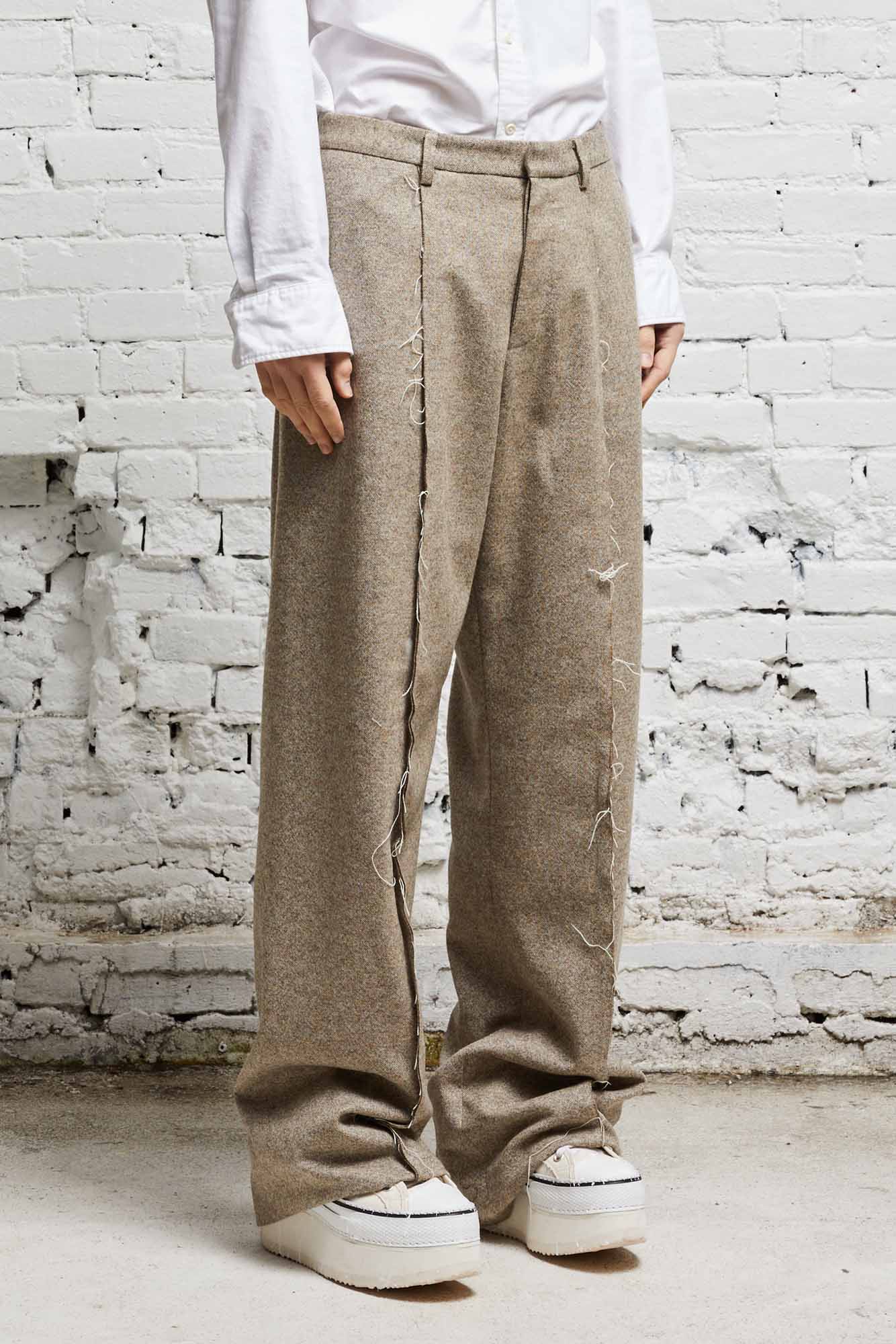 INVERTED TROUSER - OATMEAL - R13