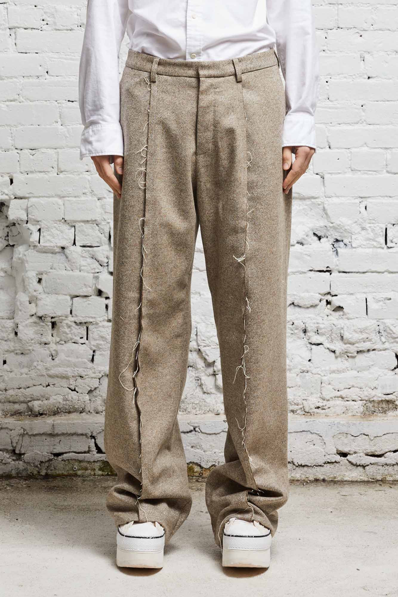 INVERTED TROUSER - OATMEAL - R13