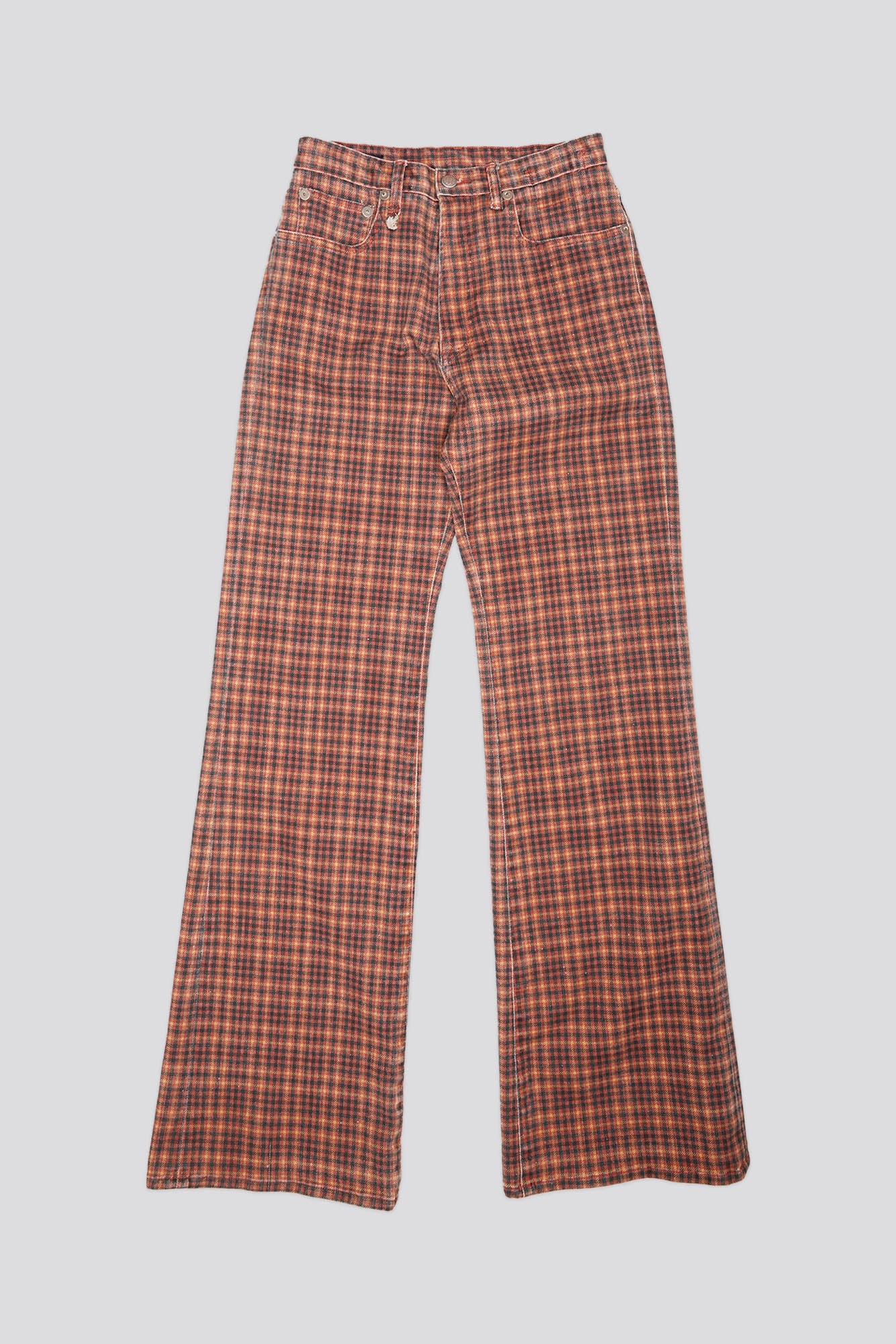 JANE JEAN - PRINTED AUBURN PLAID - R13