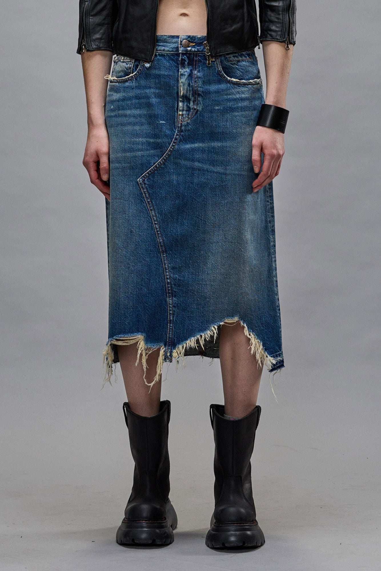 JESSE SKIRT - GARNET BLUE - R13