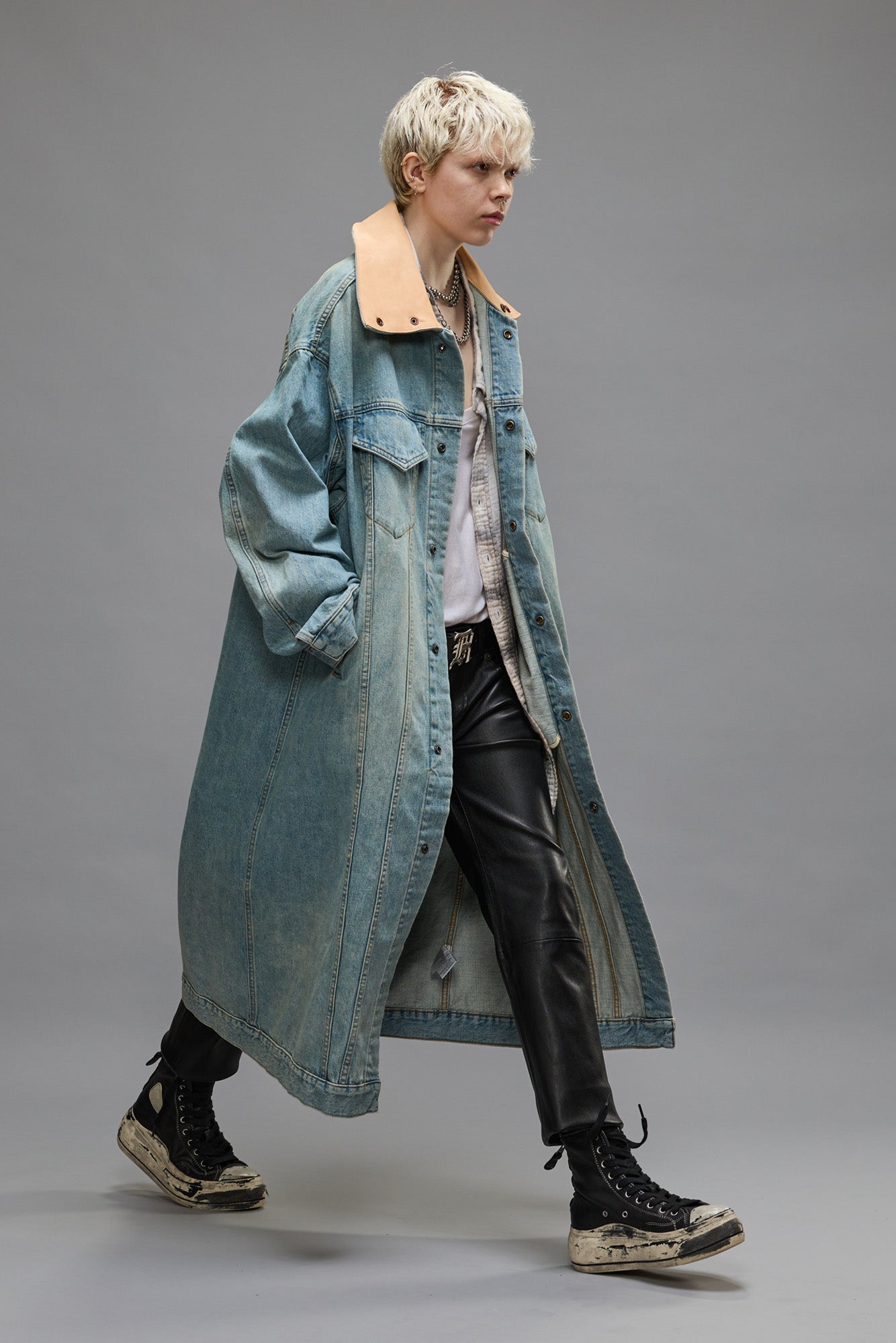 KAT TRUCKER COAT - CORBET BLUE - R13