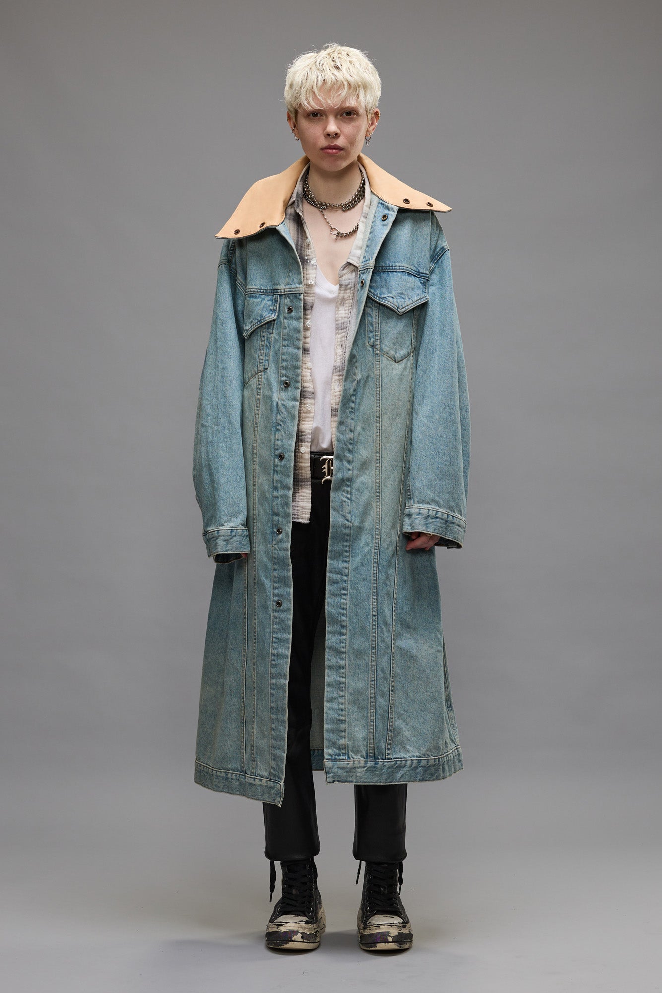 KAT TRUCKER COAT - CORBET BLUE - R13