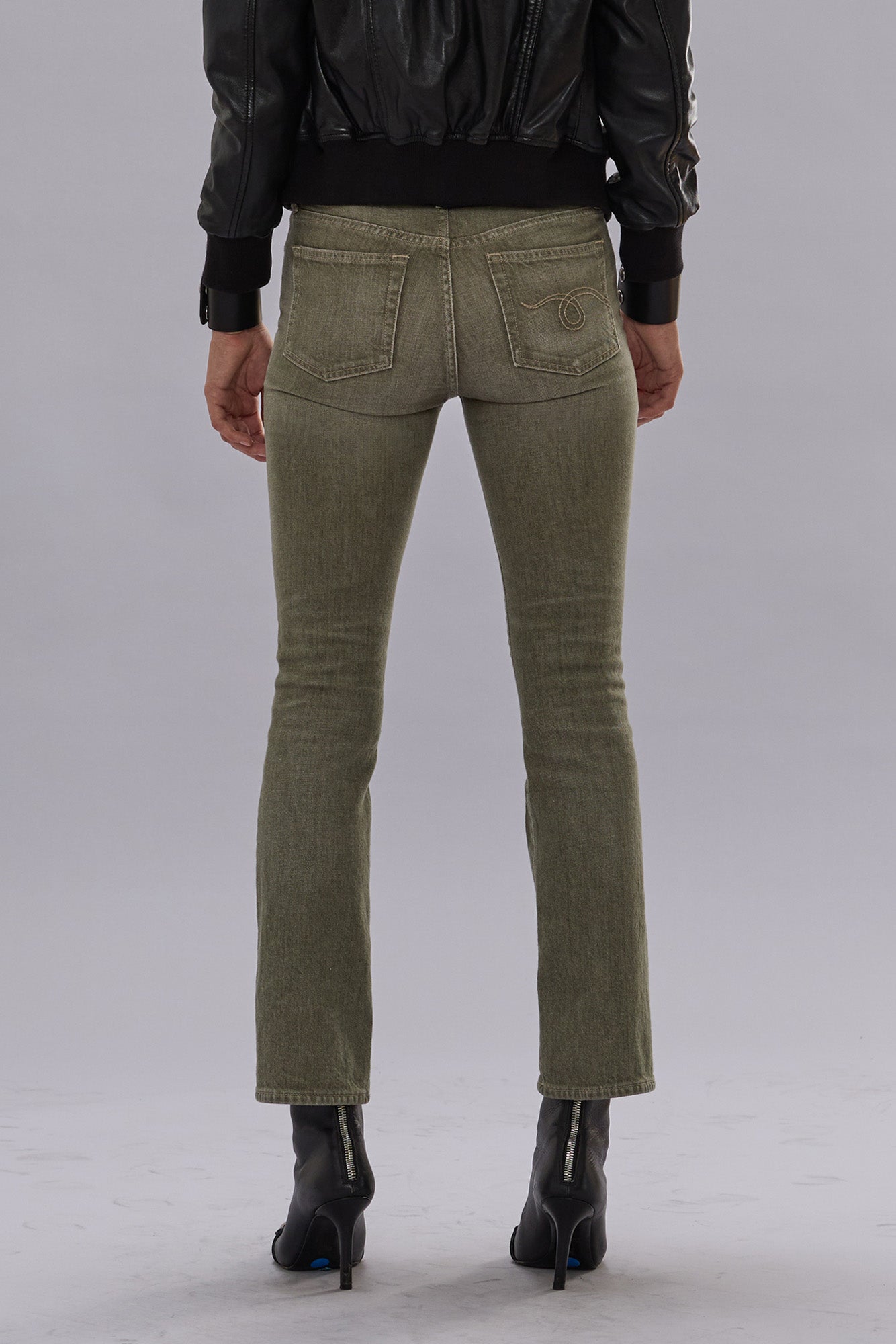 KICK FIT - ARMY GREEN STRETCH - R13