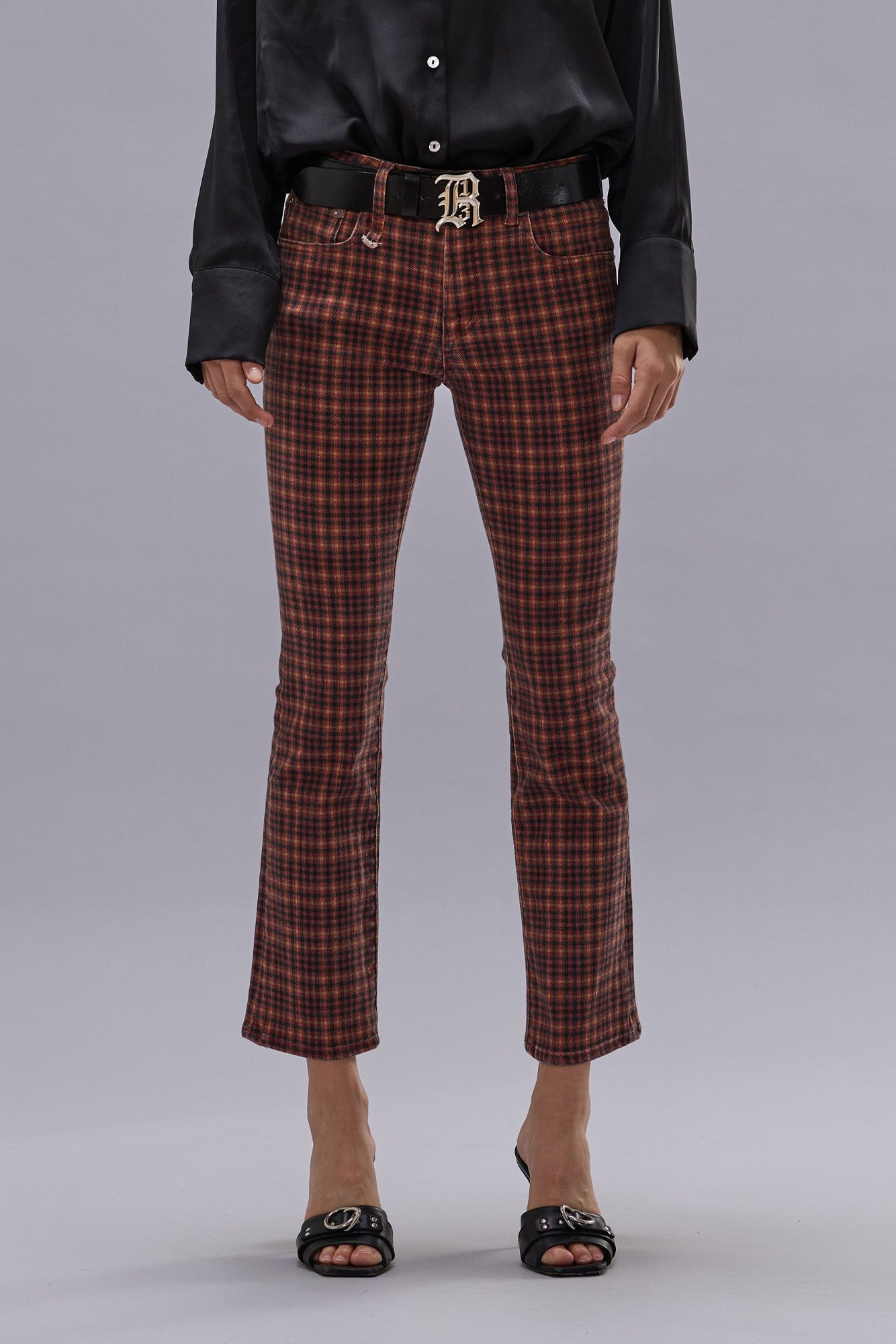 KICK FIT - PRINTED AUBURN PLAID - R13