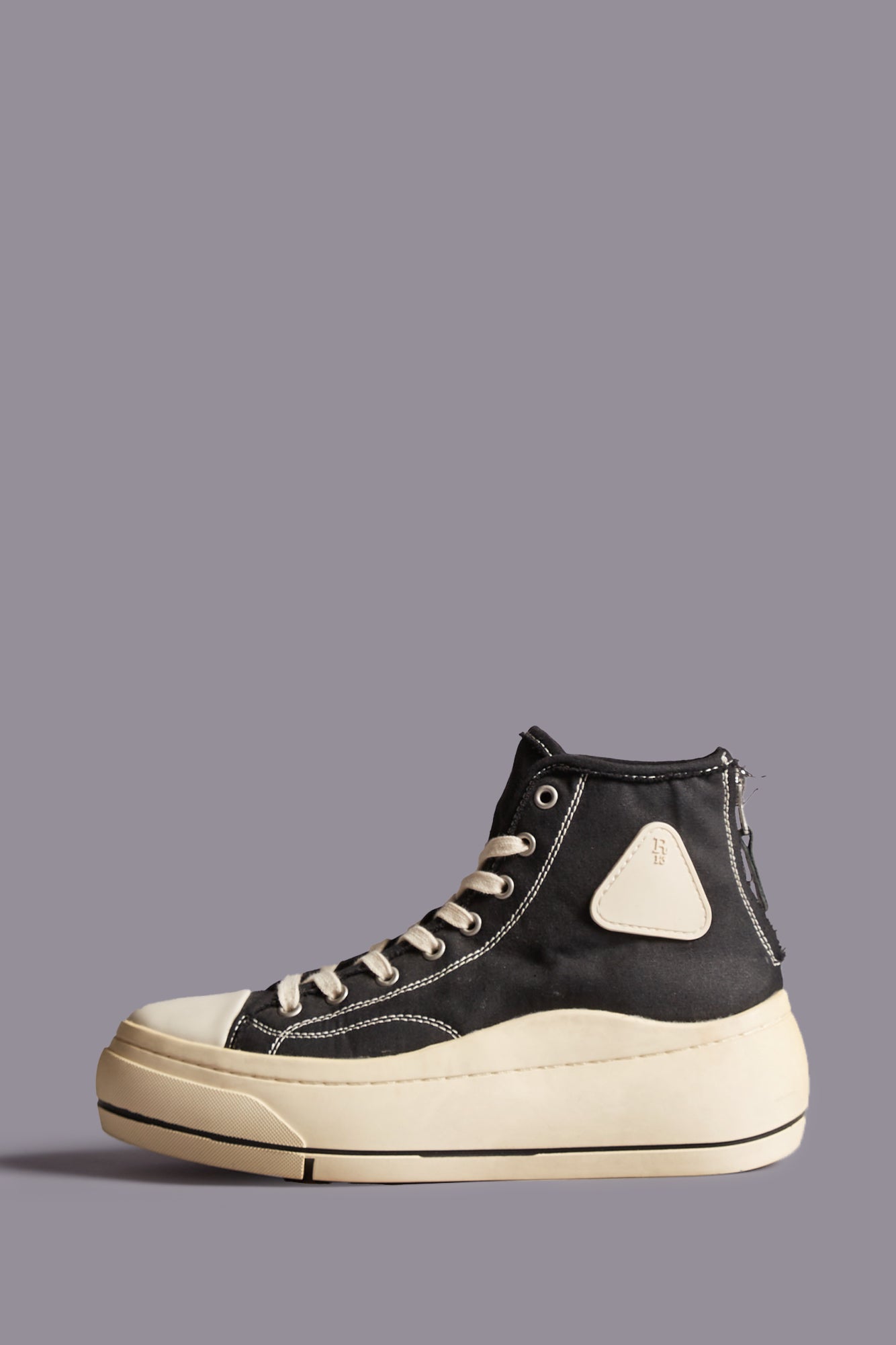 KURT HIGH TOP SNEAKER - BLACK - R13