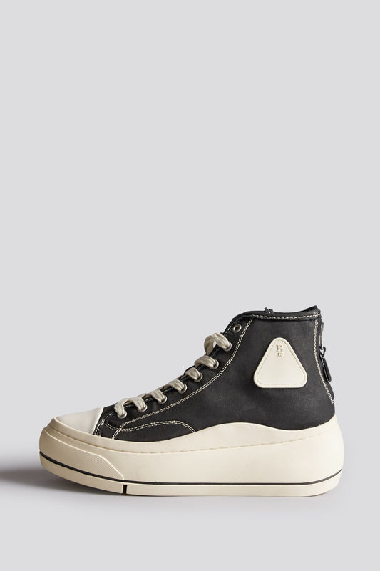 KURT HIGH TOP SNEAKER - BLACK - R13