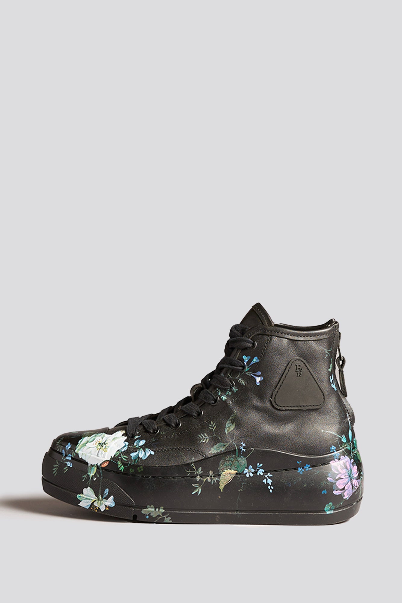 KURT HIGH TOP SNEAKER - BLACKOUT LEATHER FLORAL