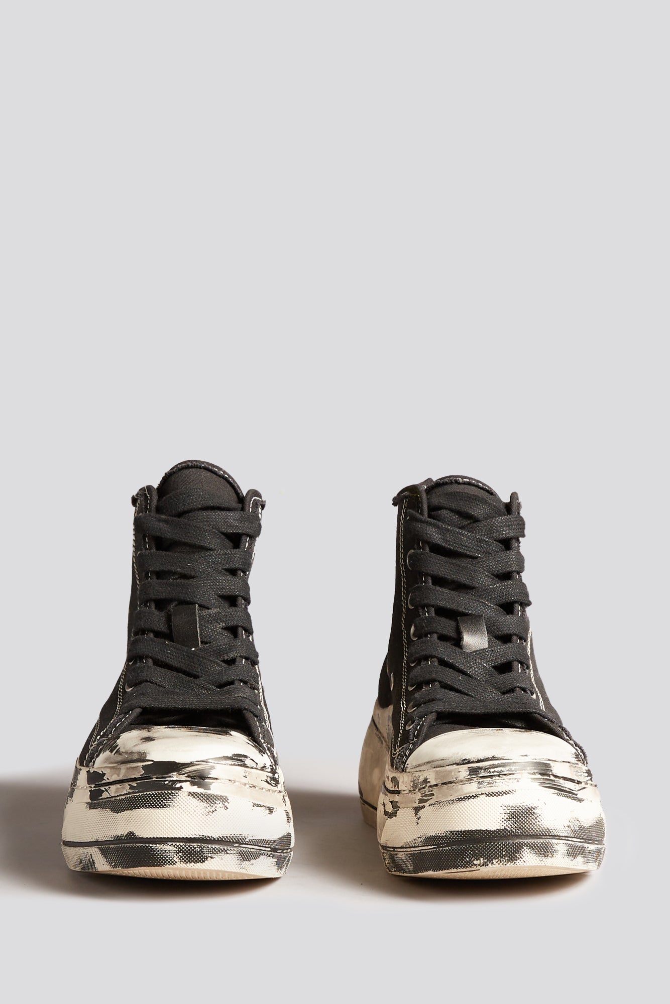 KURT HIGH TOP SNEAKER - SCRATCH PAINT BLACK - R13