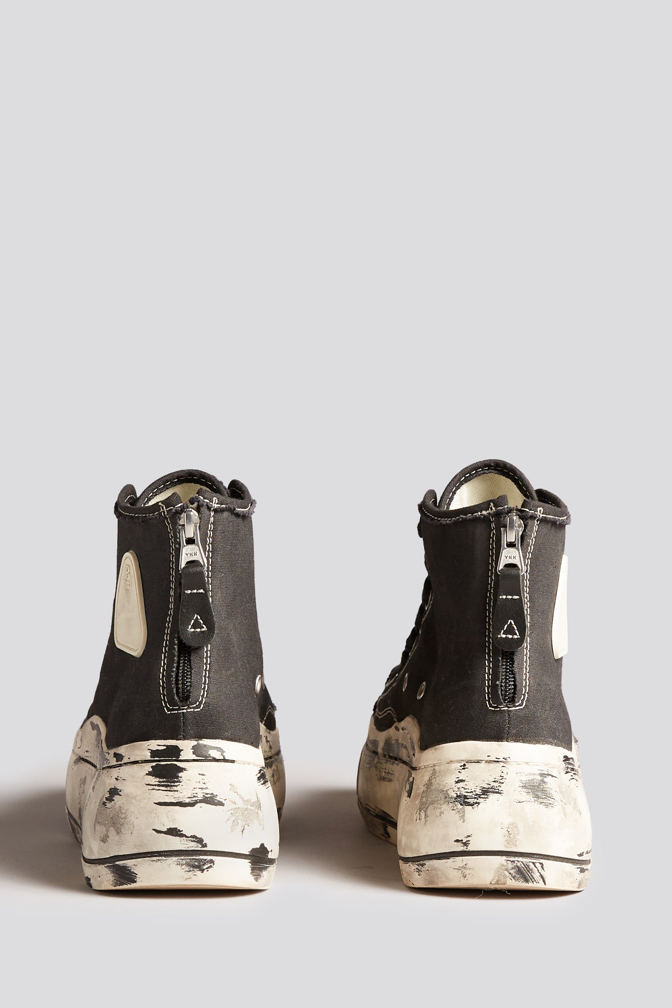 KURT HIGH TOP SNEAKER - SCRATCH PAINT BLACK - R13