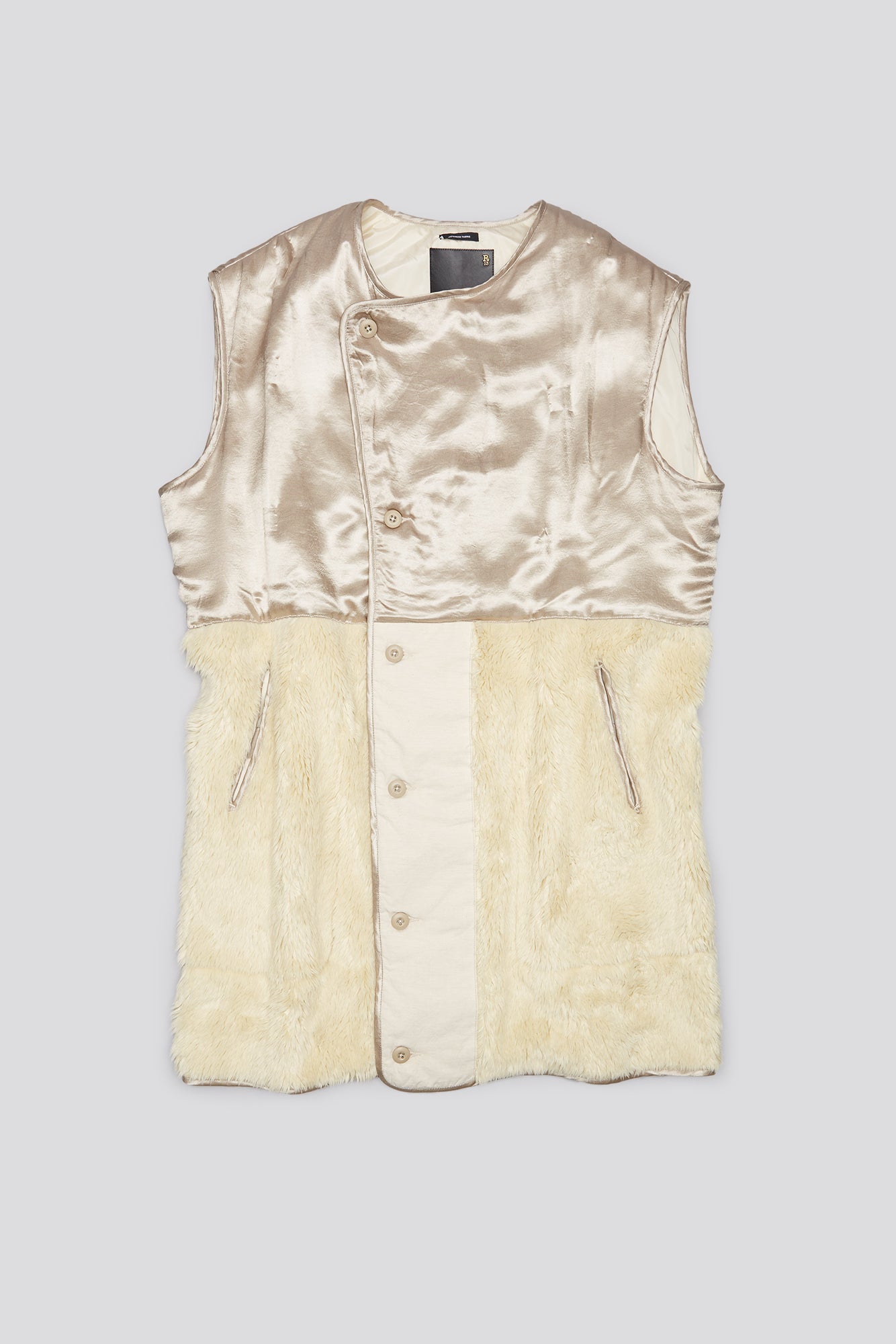 LINER VEST - BEIGE/CREAM - R13