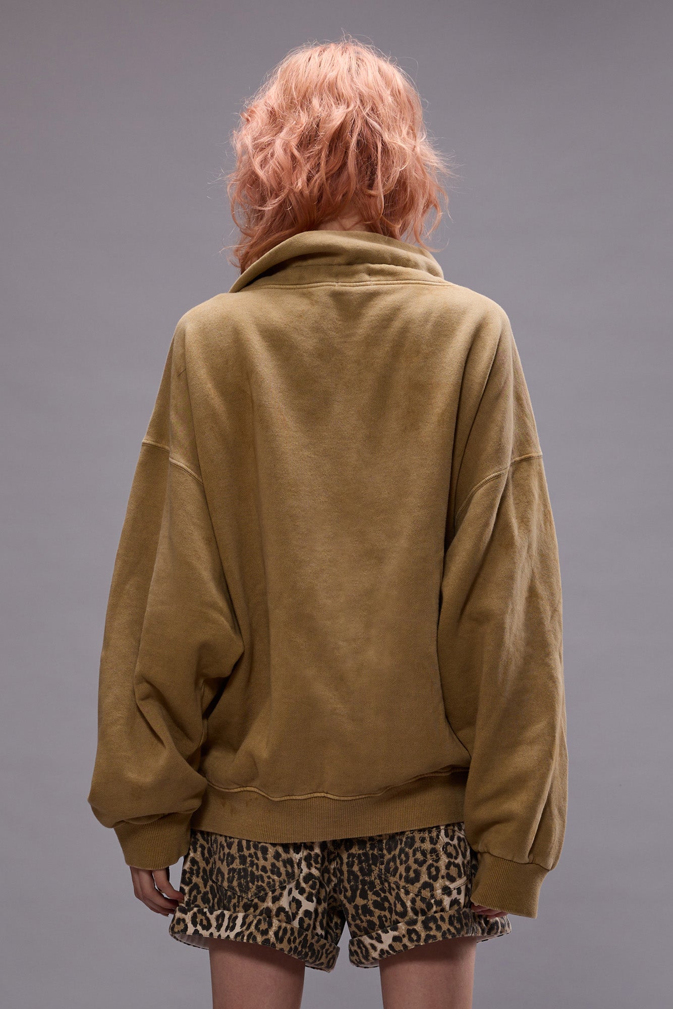 PAPERBAG ZIP-UP - KHAKI - R13