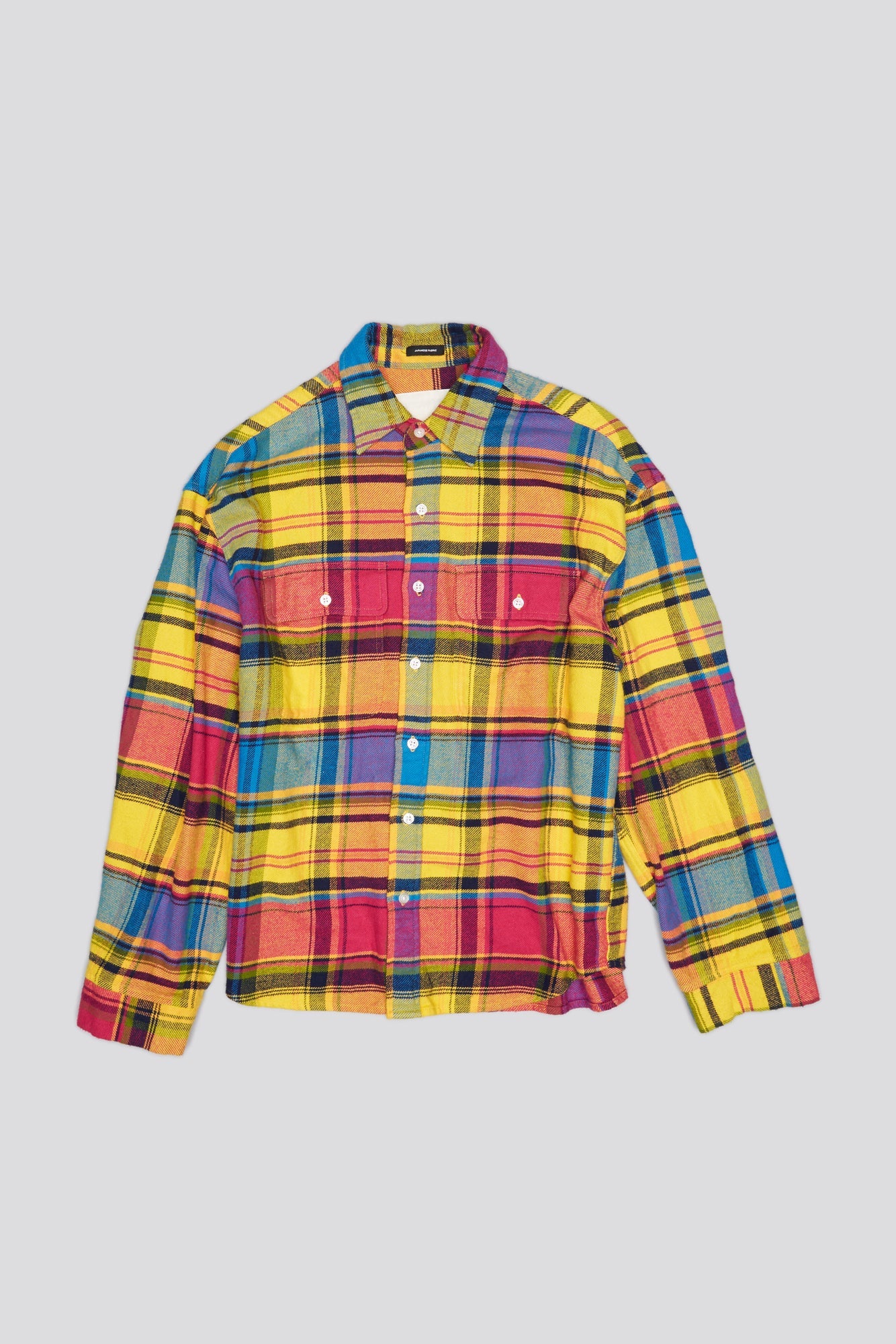 RELAXED WORKSHIRT - RAINBOW PLAID - R13